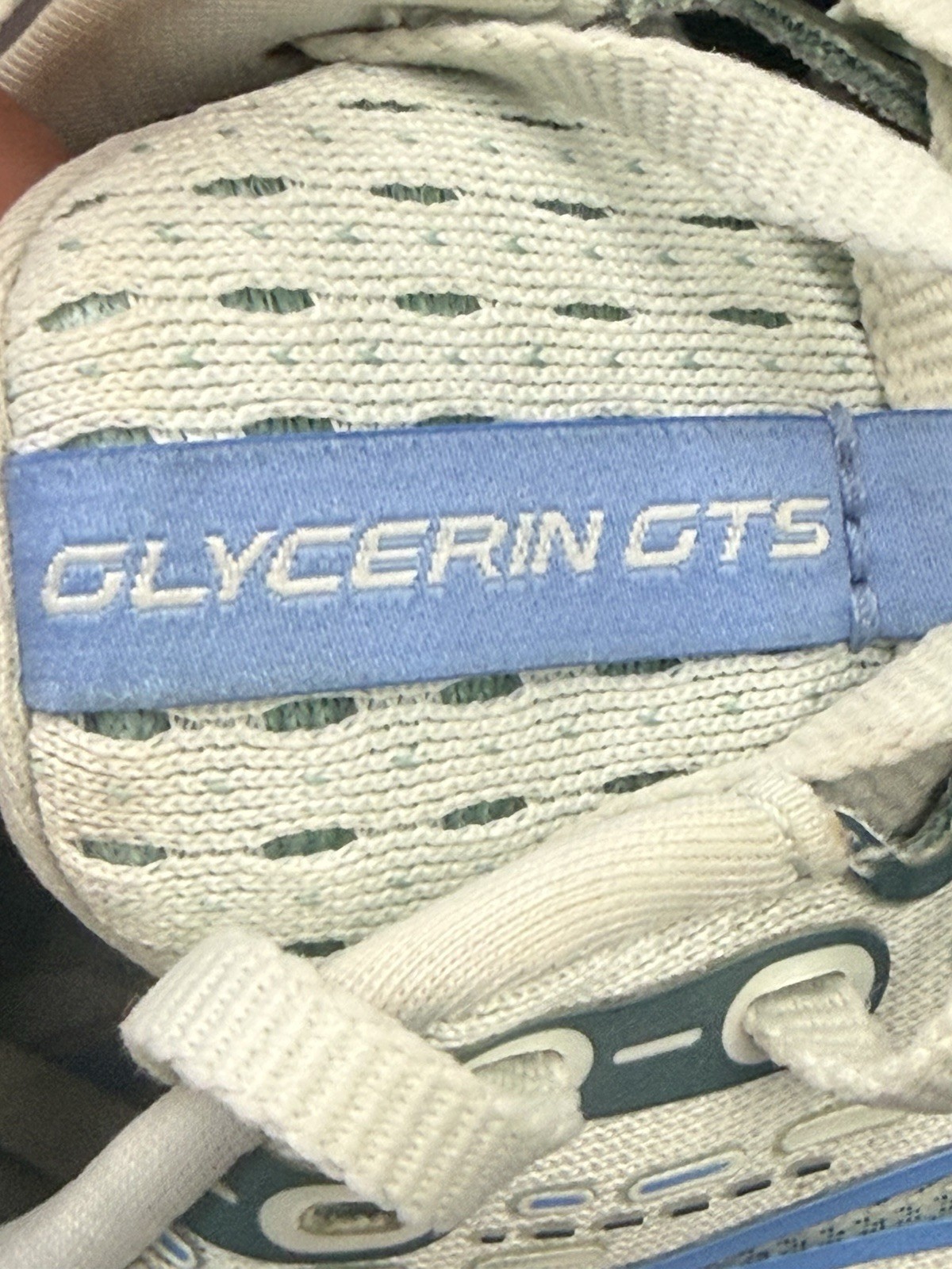 Brooks Glycerin GTS 20 Women’s Size 7 Blue White Running Walking Shoes 120370