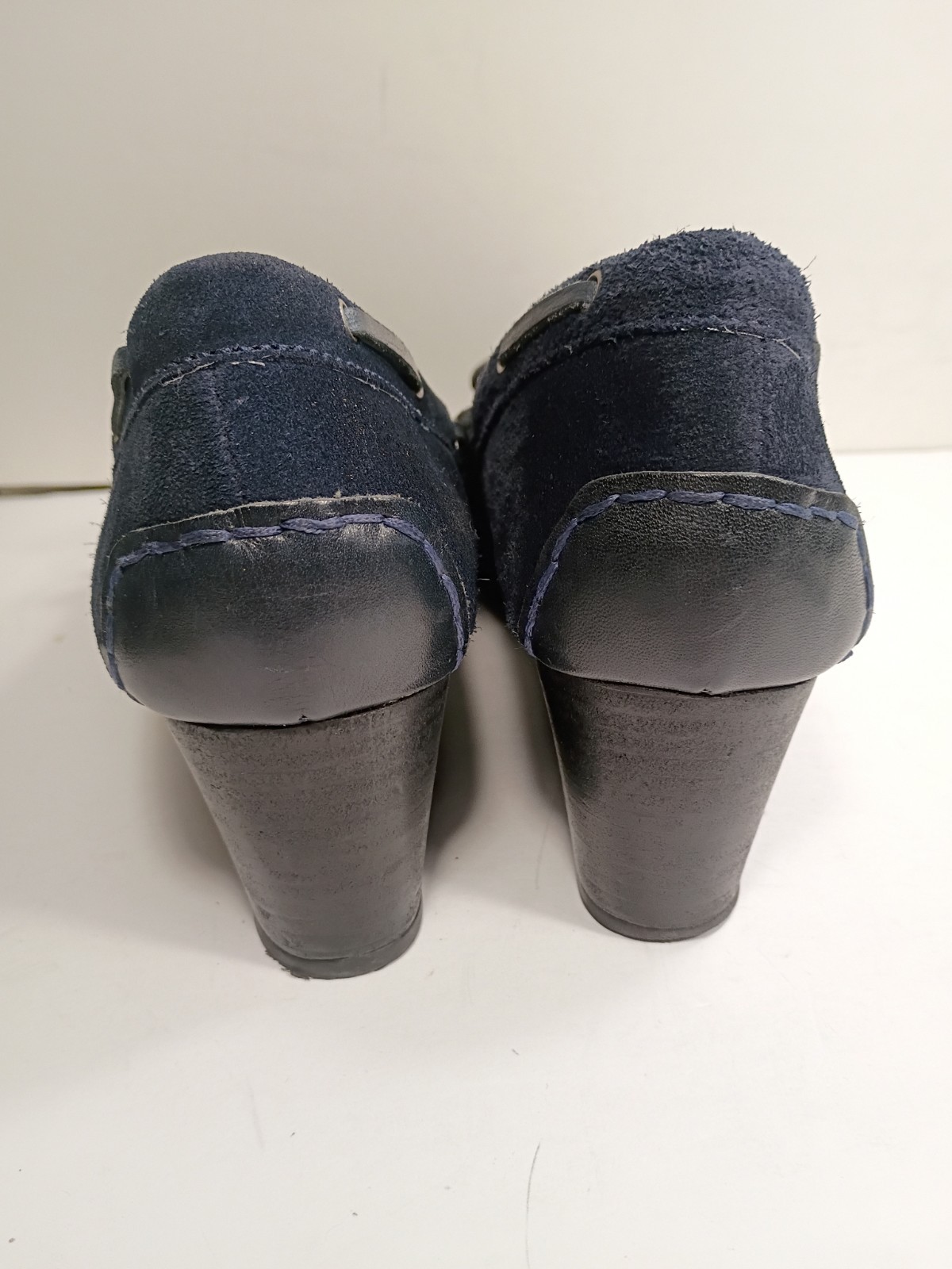 Nurture by Lamaze Leather Dover wedges size 11M Navy blue