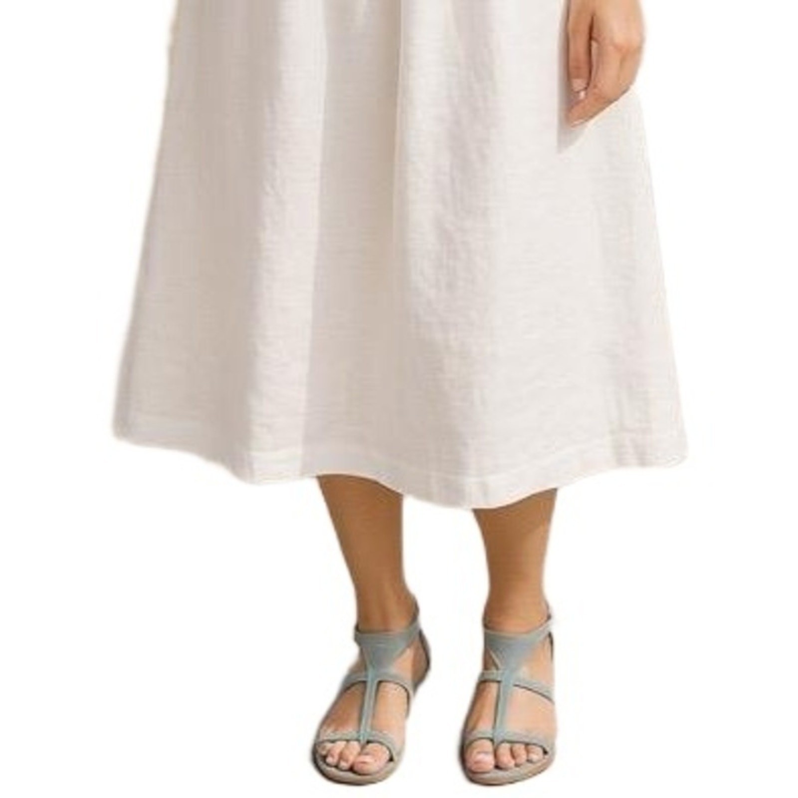 Splendid Sandals Womens 6.5 Light Blue Suede T-Strap Feminine Summer Leather