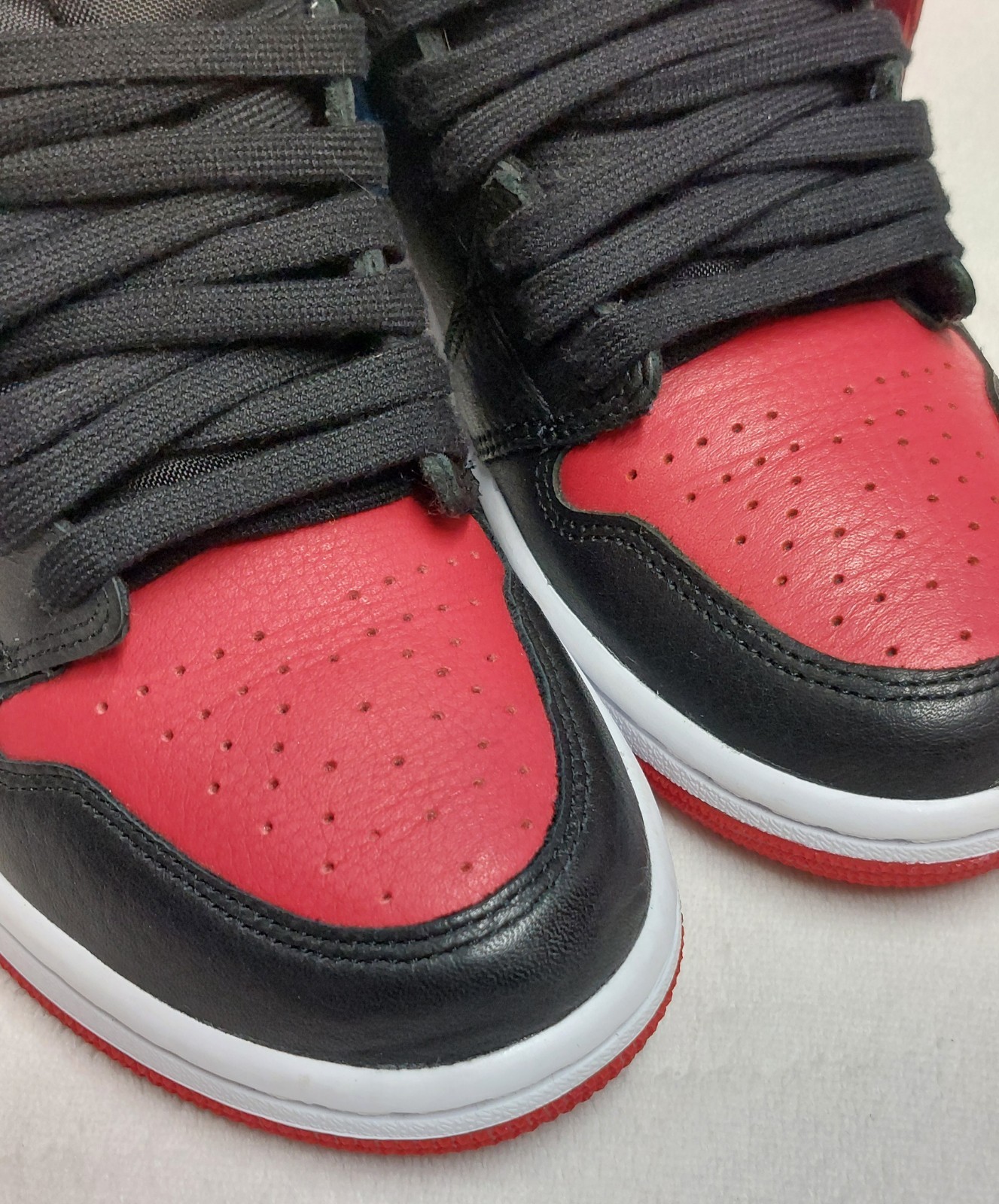 Women’s NIKE Air Jordan 1 High OG Black/Blue/Red Size 7