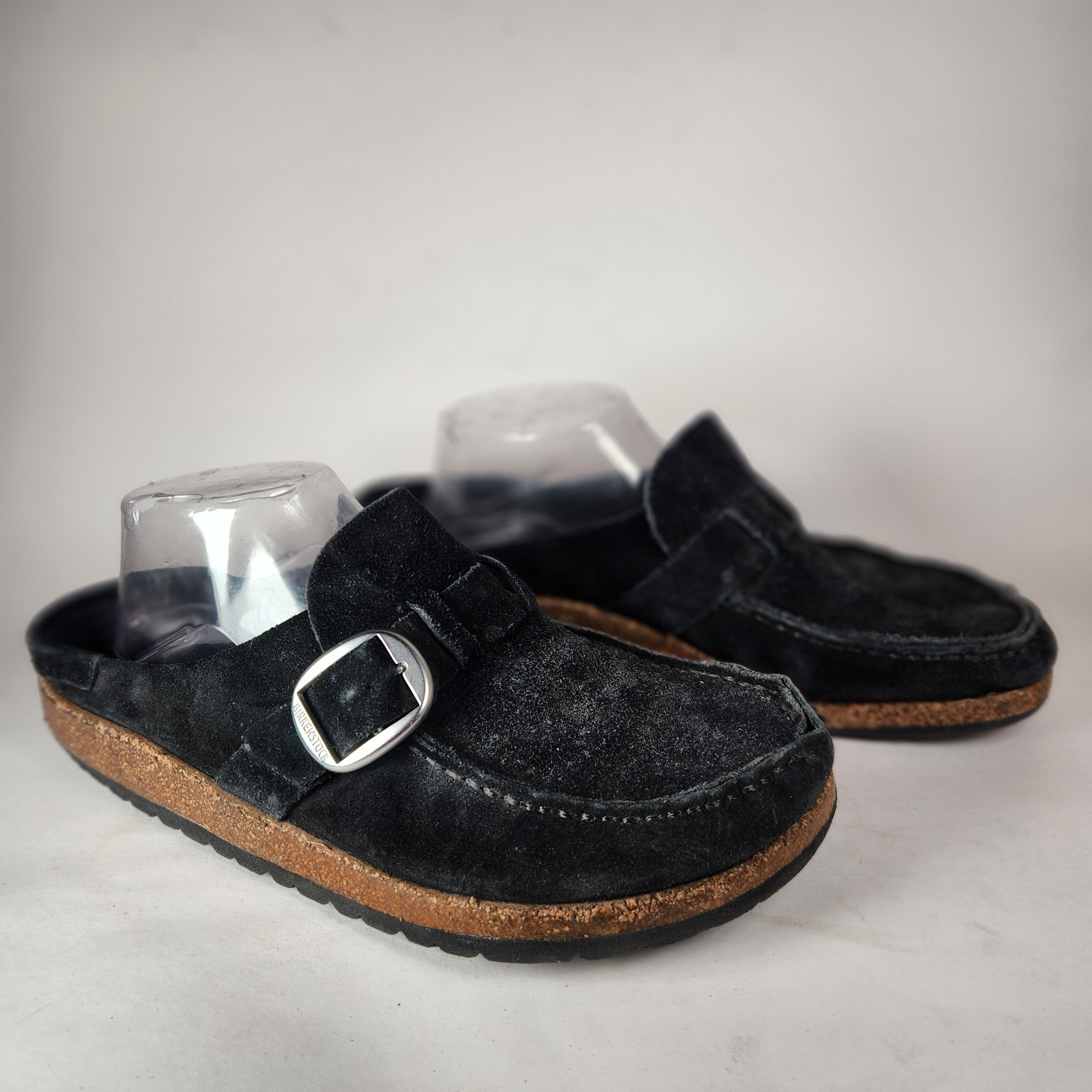 BIRKENSTOCK Women’s Buckley Clog 10 EU 41 Black Suede Boho Comfort Shoe