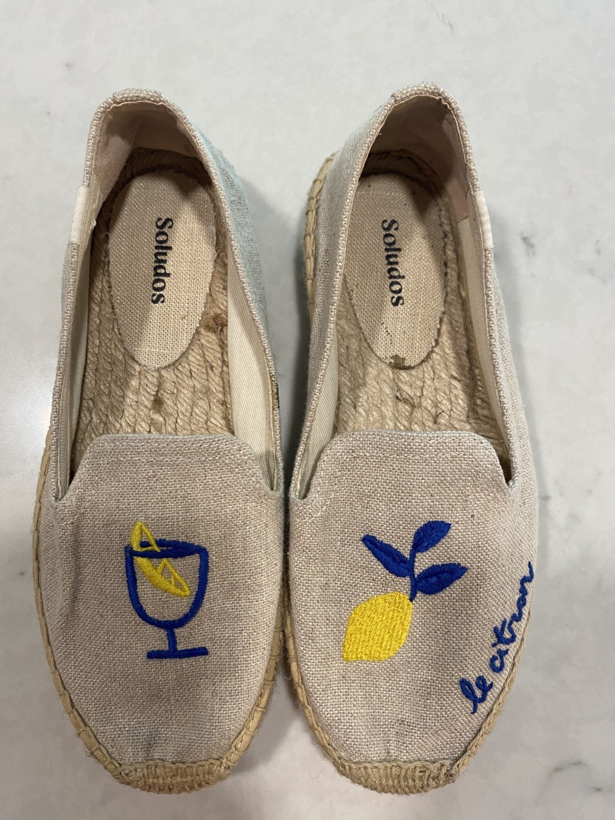 Soludos Le Citron Espadrilles Size 7