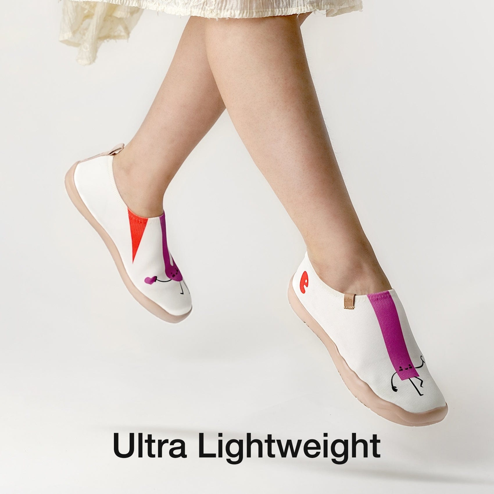 Women Size 5-10.5 UIN Slip On Shoes Canvas Comfortable Loafers «Yes I Do»
