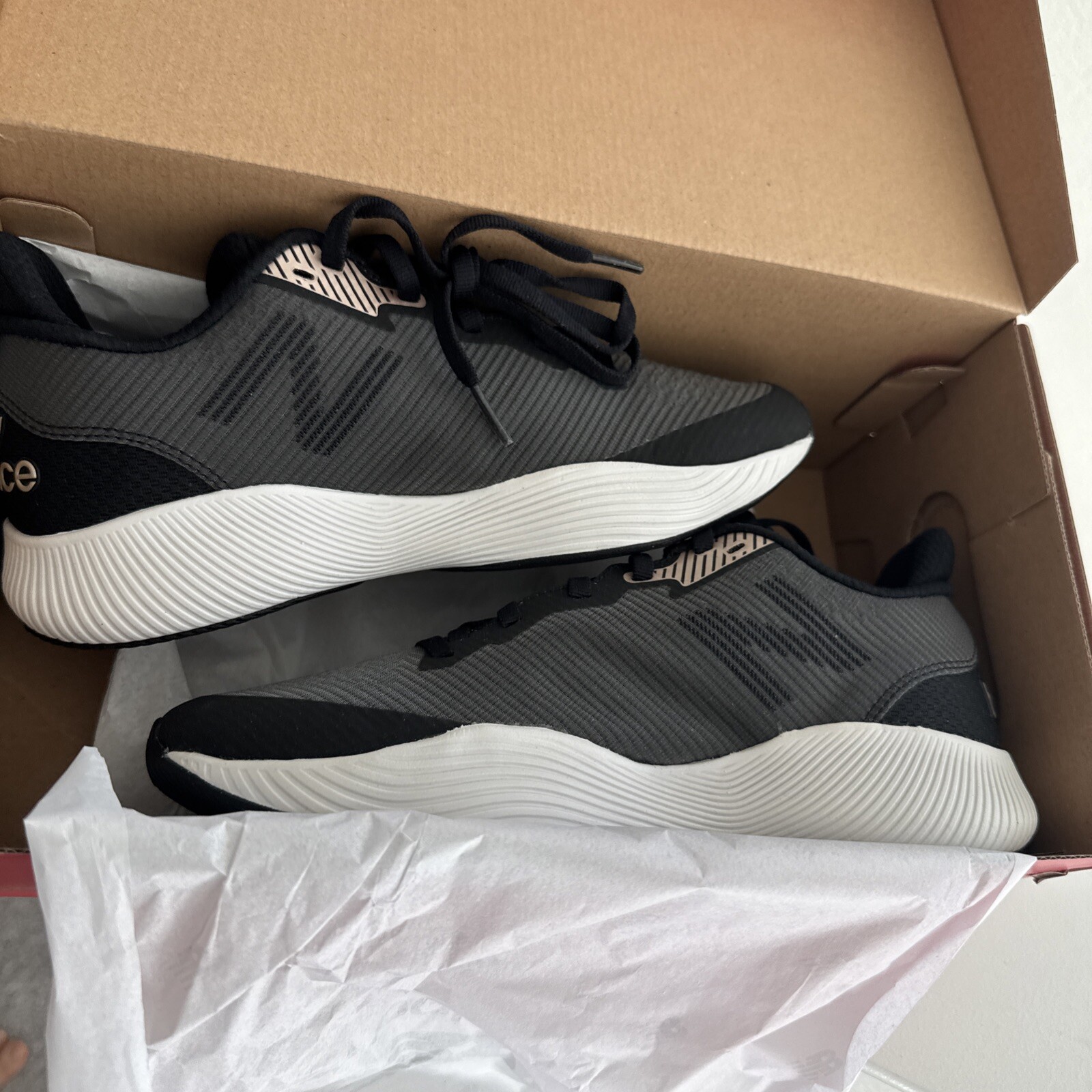 New Balance Sneakers FuelCell TR Black Rose Gold Metallic Woman