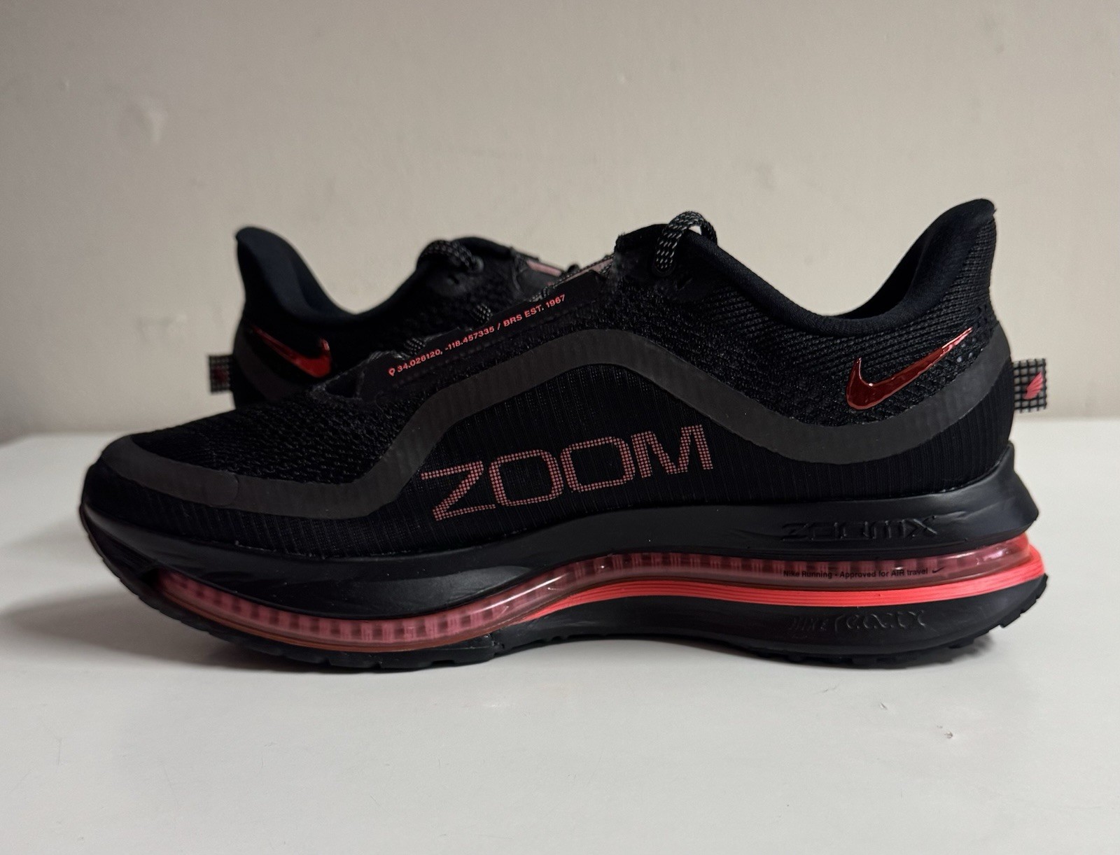 Nike Air Zoom Pegasus Premium Women’s Sz 10.5/ Mens Sz 9 Hot Lava HQ2593-010 NEW