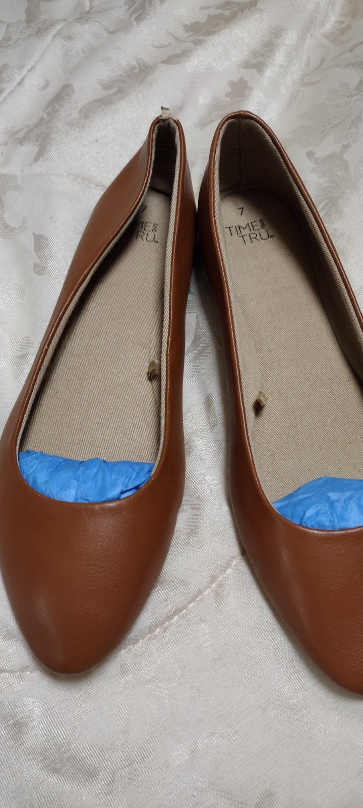 Women’s Time and Tru flat Shoe size 7 Carmel Tan