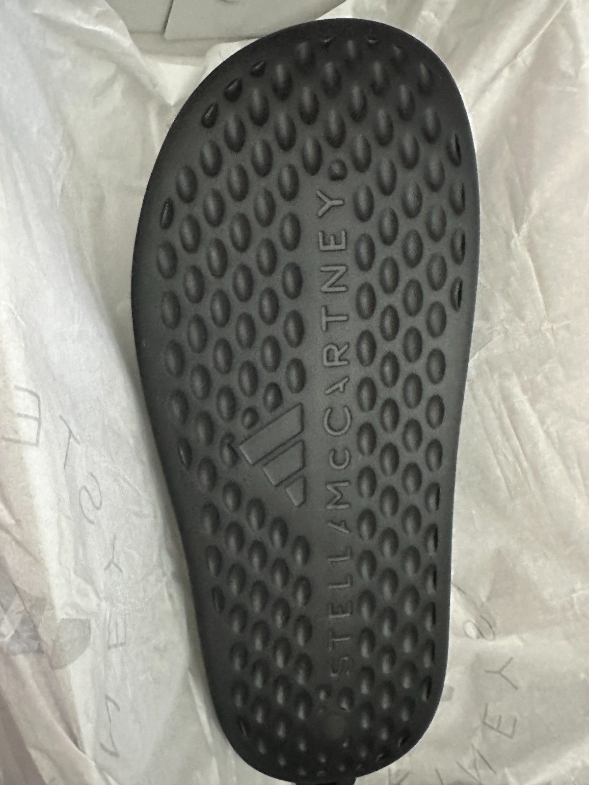Adidas Stella McCartney Slide Shoes Slippers Core Black (JS0265) Size 9 Womens