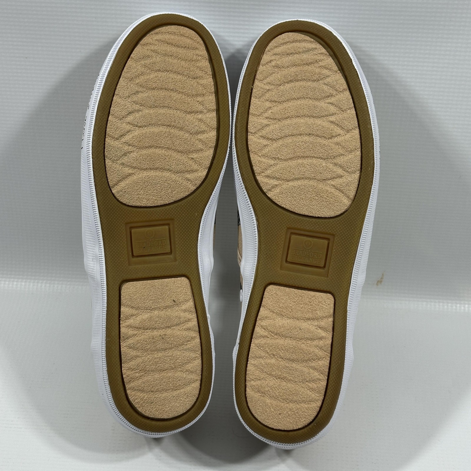 Bradford Exchange I Love Yorkies Shoes Womens Size 8 Beige Yorkie Print Sneakers