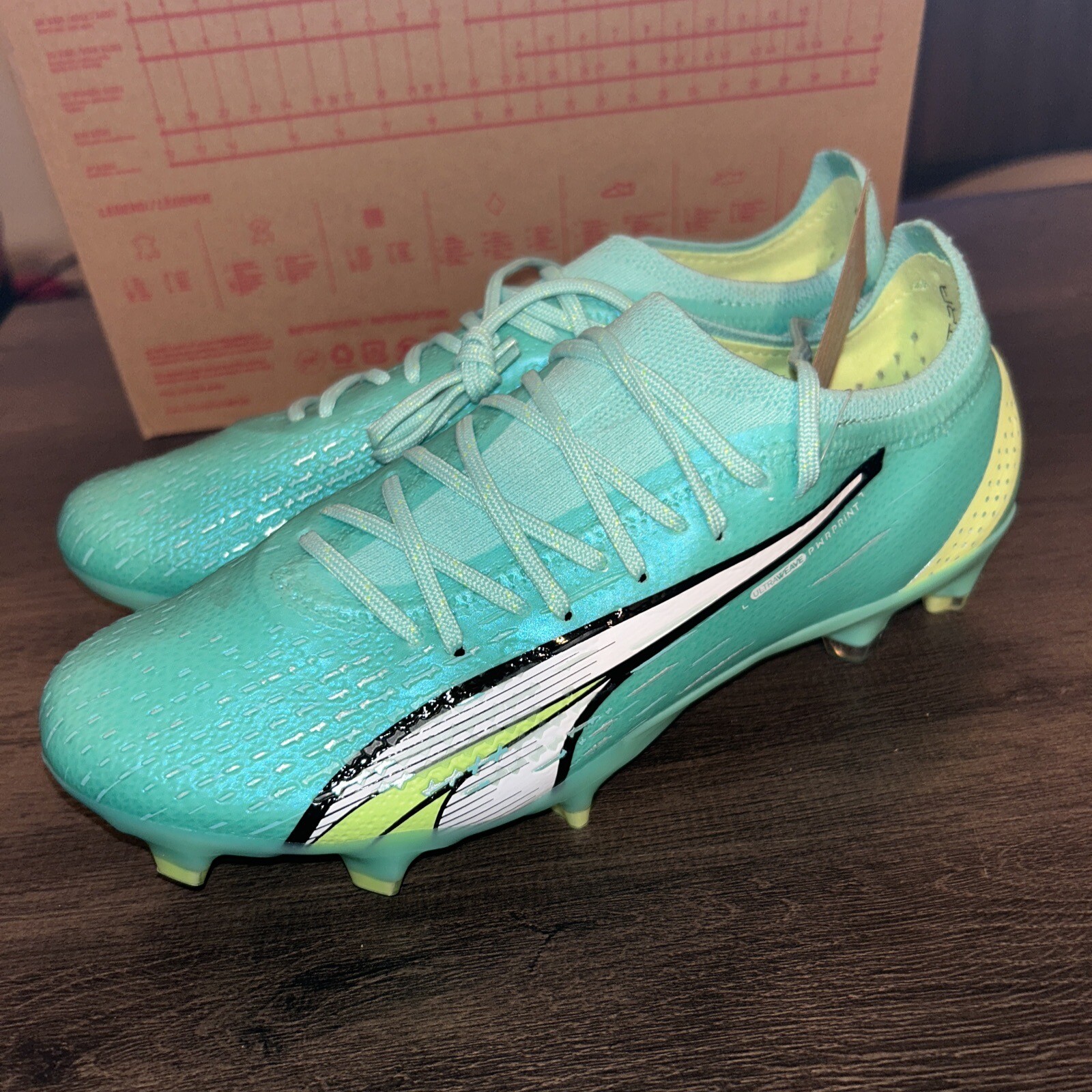 🔥NEW W SZ 6 Puma Ultra Ultimate Firm GroundAg Soccer Womens Green MSRP $220