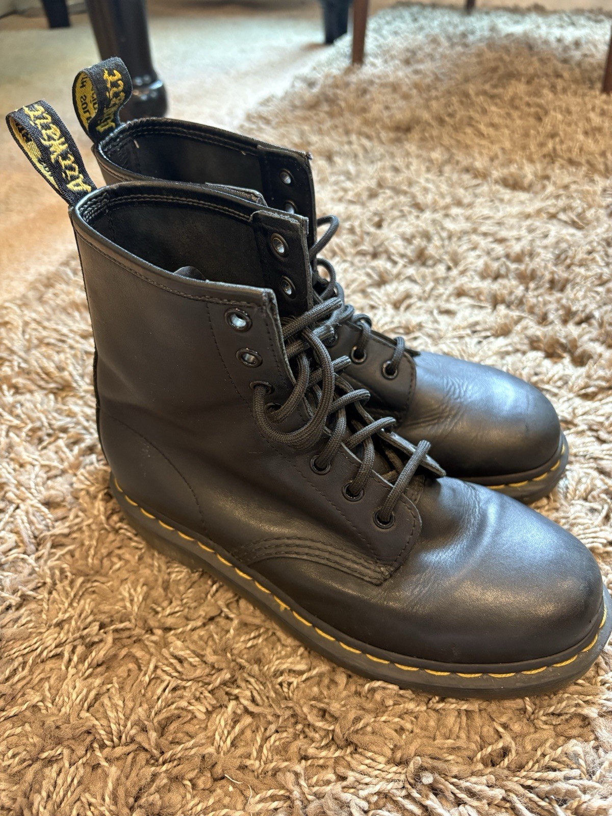 Dr. Martens Women’s Lace Up Boots Black US 6 EU 38