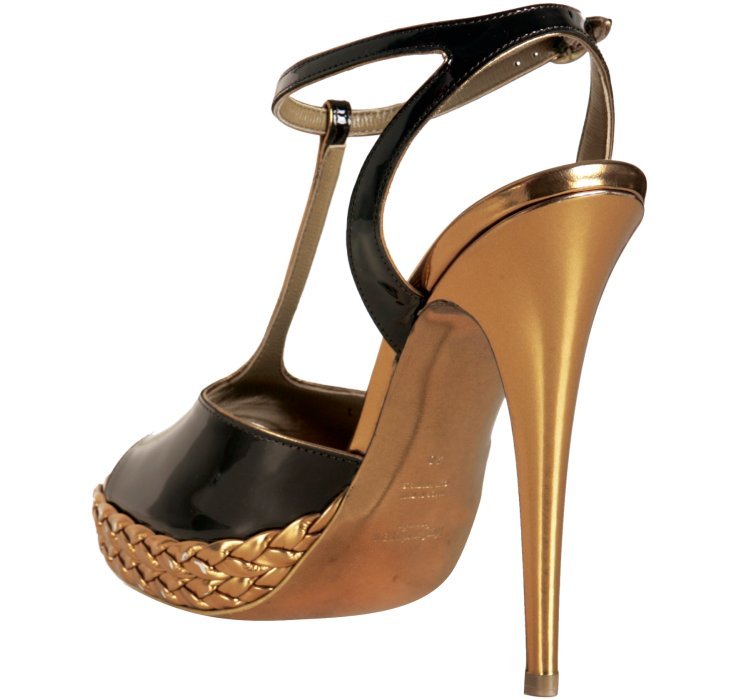 TOM FORD YSL Yves Saint Laurent TRIBUTE Black Patent Bronze EU 39.5 I LOVE SHOES