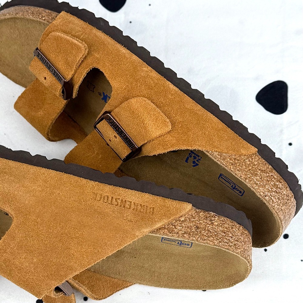 Birkenstock Arizona Narrow/Wide Mink Suede Leather Unisex Sandals 37-45
