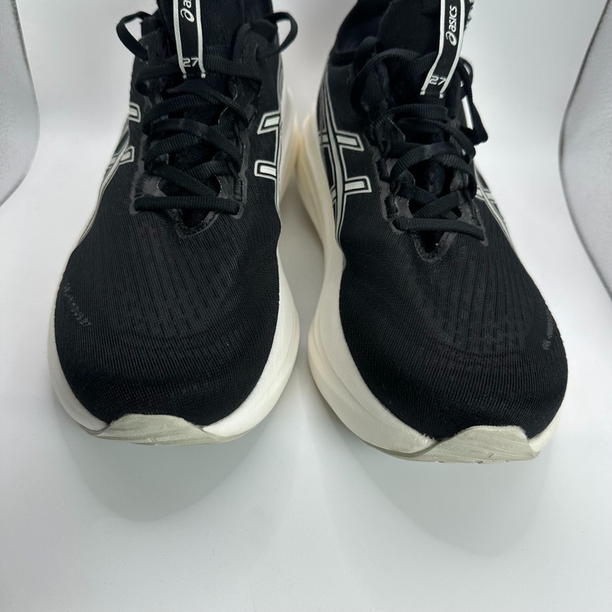 Asics Nimbus 27 Shoes Womens Size 11 Black Running Cushioned Trainer Gym