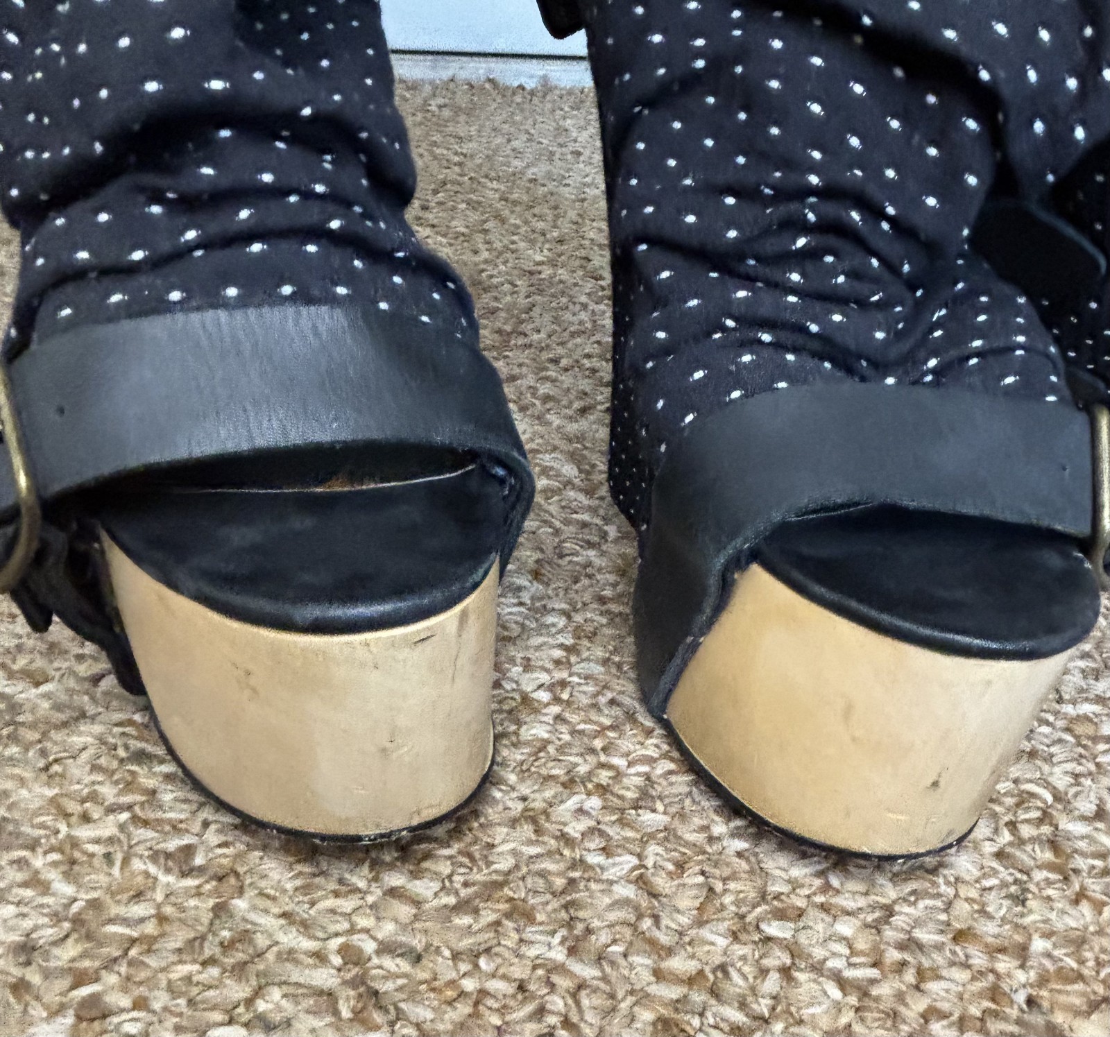 Mo Money Platform Boots by Irregular Choice – Sz 9 Women