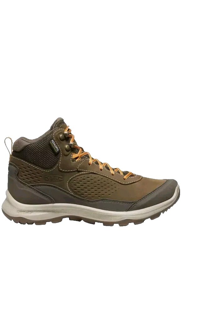 KEEN Womens Terradora Explorer Mid Waterproof Hiking Boots Canteen Curry Size 7