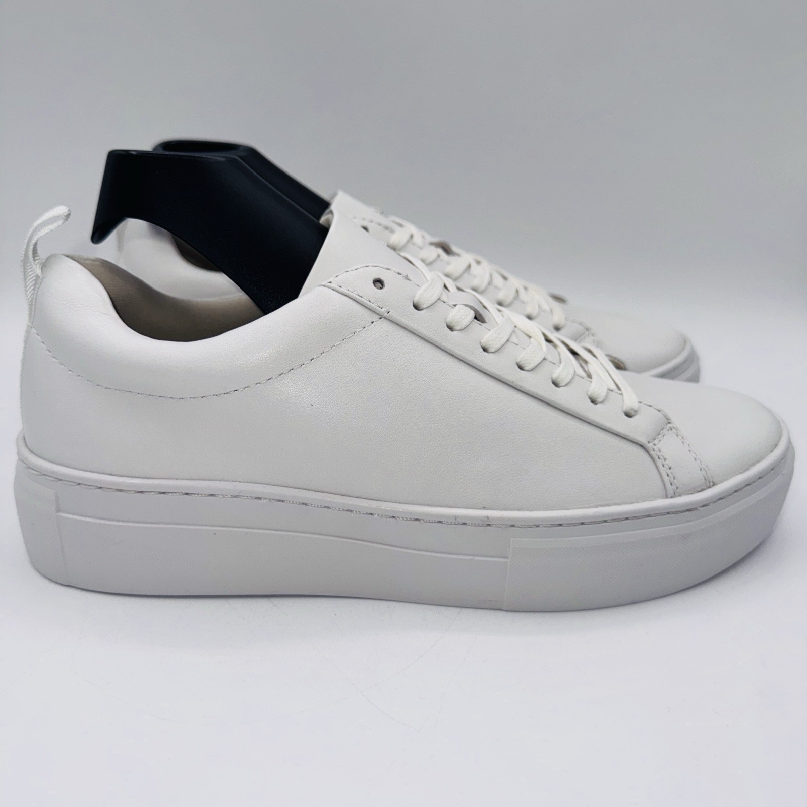 Vagabond Zoe Platform Sneakers Womens Size 8 EU 38 White Leather