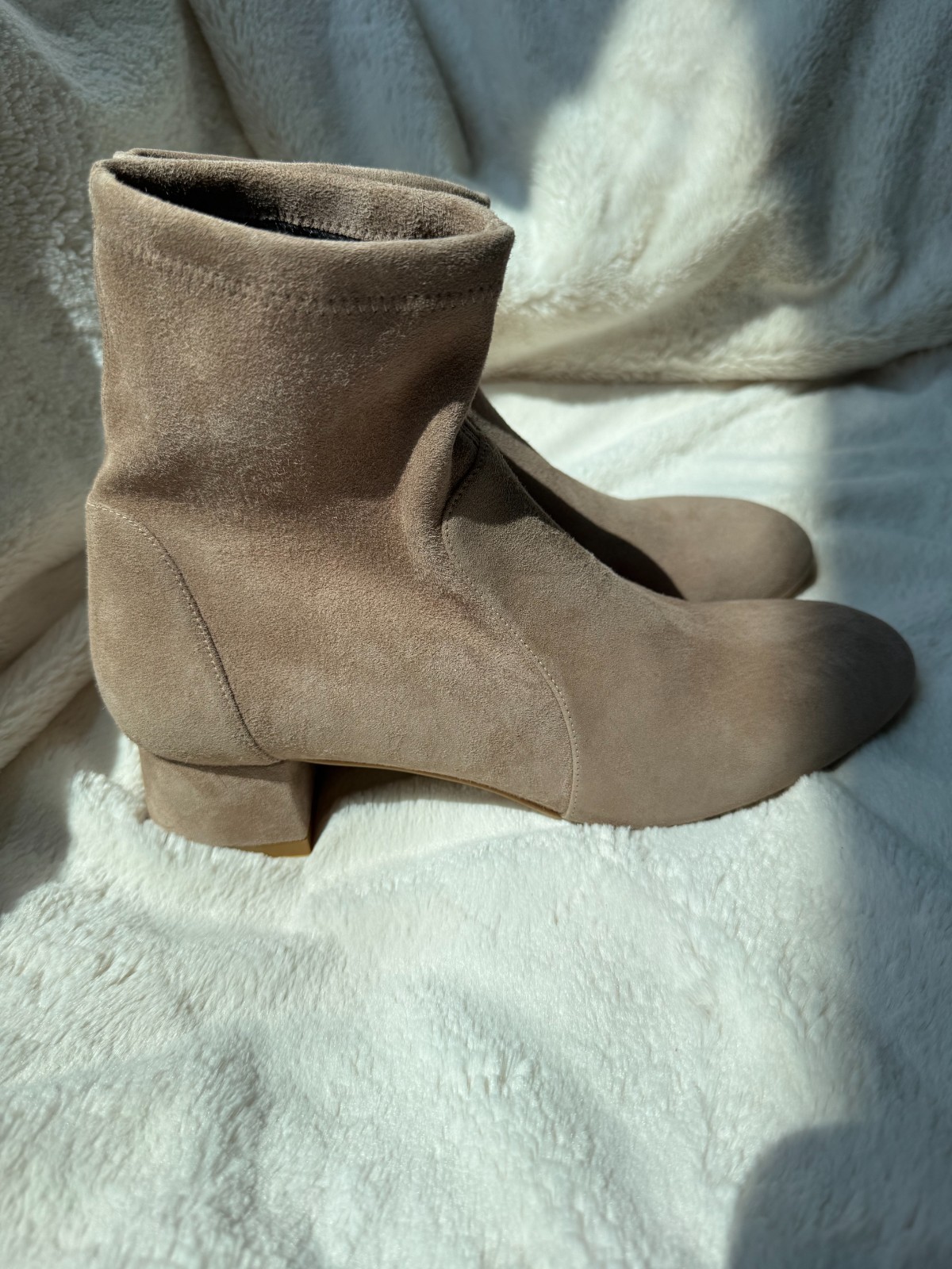 NWD$775 Stuart Weitzman Cashmere Grace Sock Bootie US8B/EU38.5