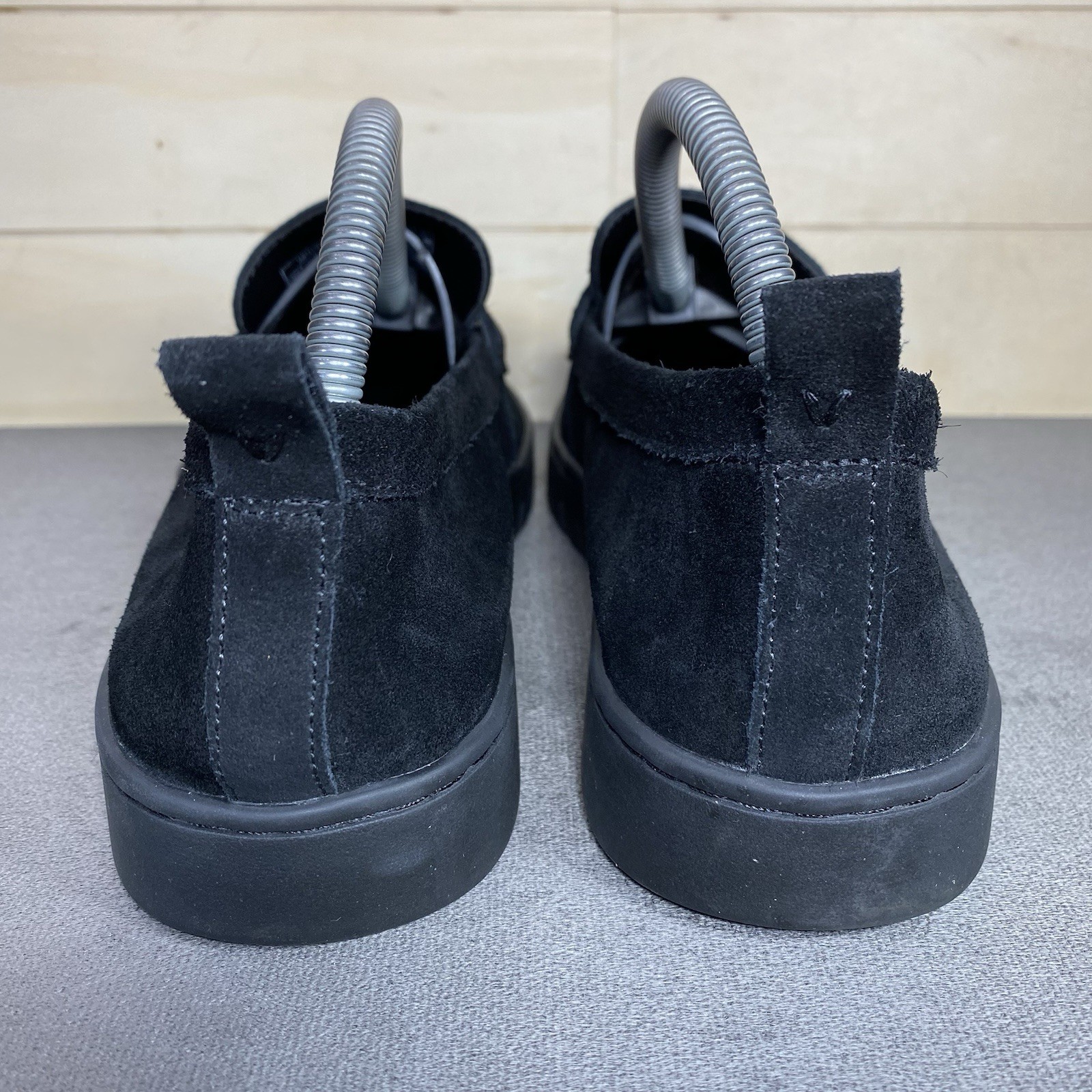 Vionic Uptown Loafers Black Suede Womens Size 9 Orthopedic Shoes SlipOns G2U