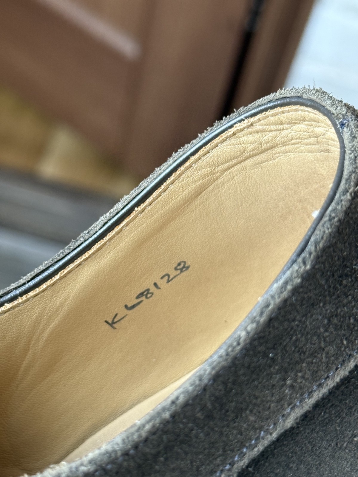 Womans Crockett Jones «Lisa» Brown Suede Derby Shoes Size UK:6.5 EU:39.5