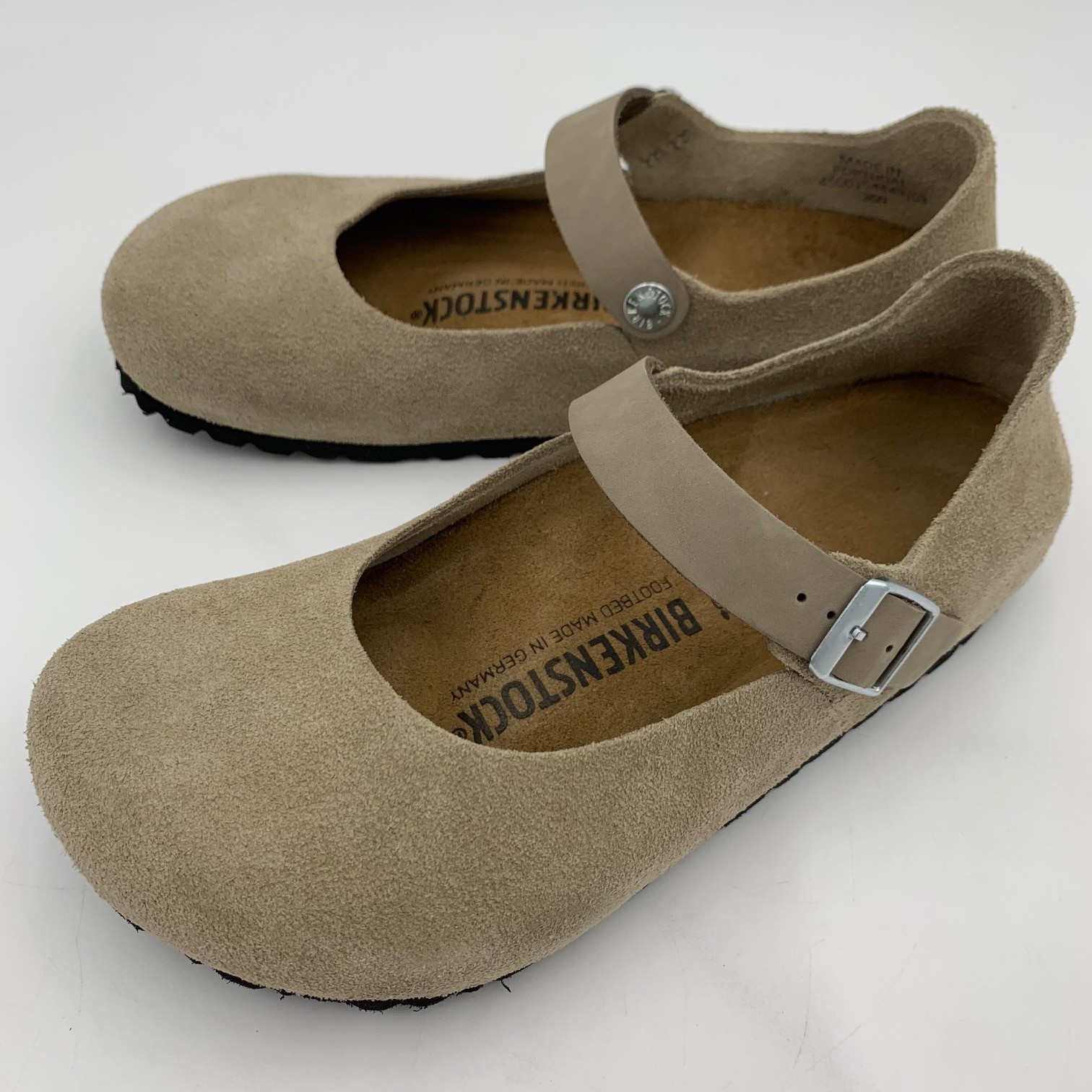 Birkenstock New w/ Box Mantova Taupe Saude Leather Regular – Select Size