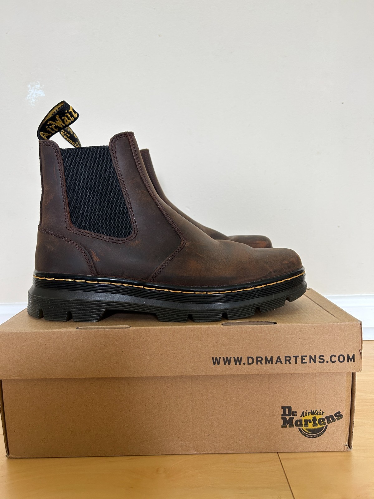 Dr. Martens Embury – Dark Brown Suede Boots – Women US size 10 – Barely worn