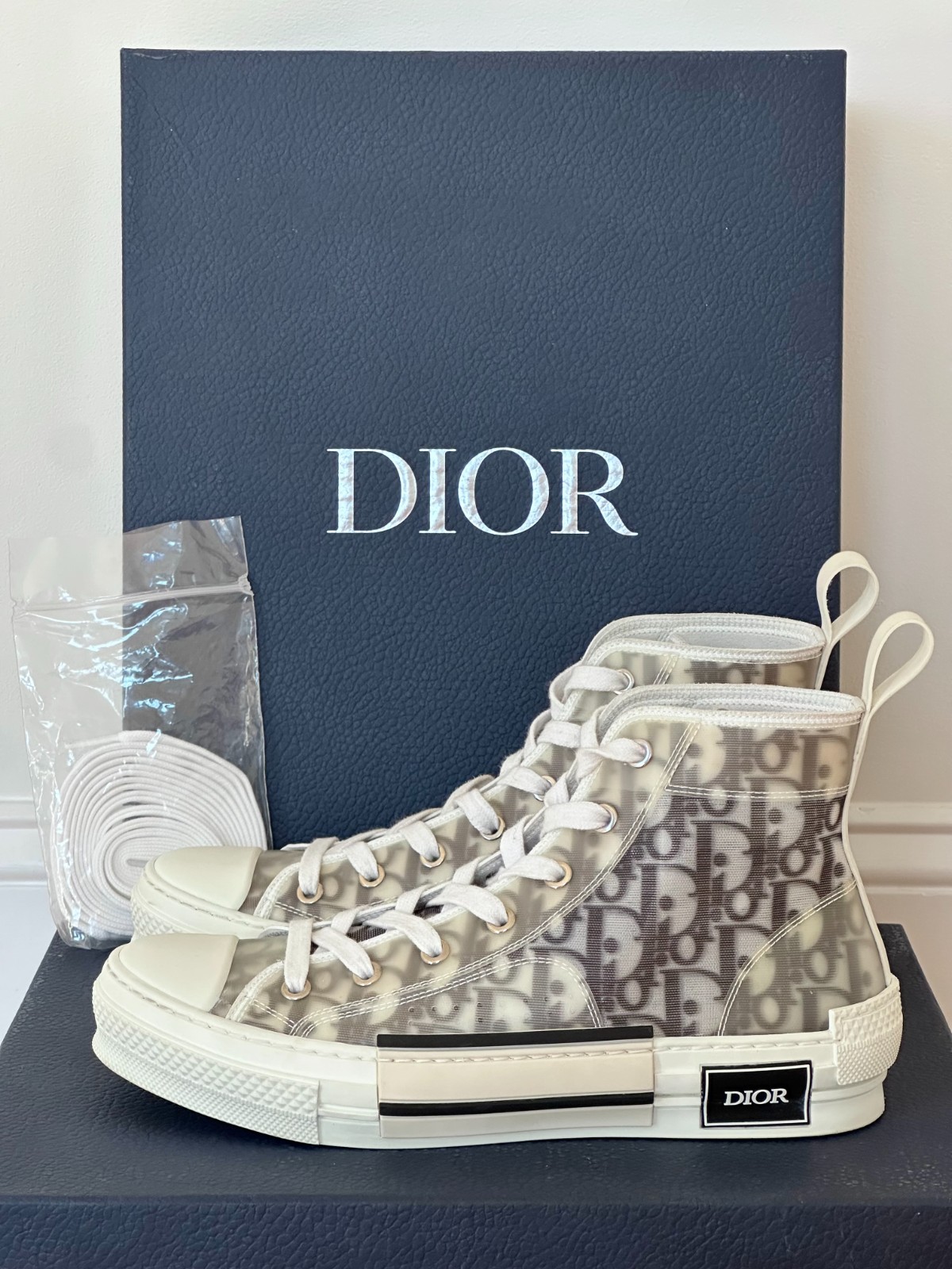 Dior B23 High Top Logo Oblique W 8.5