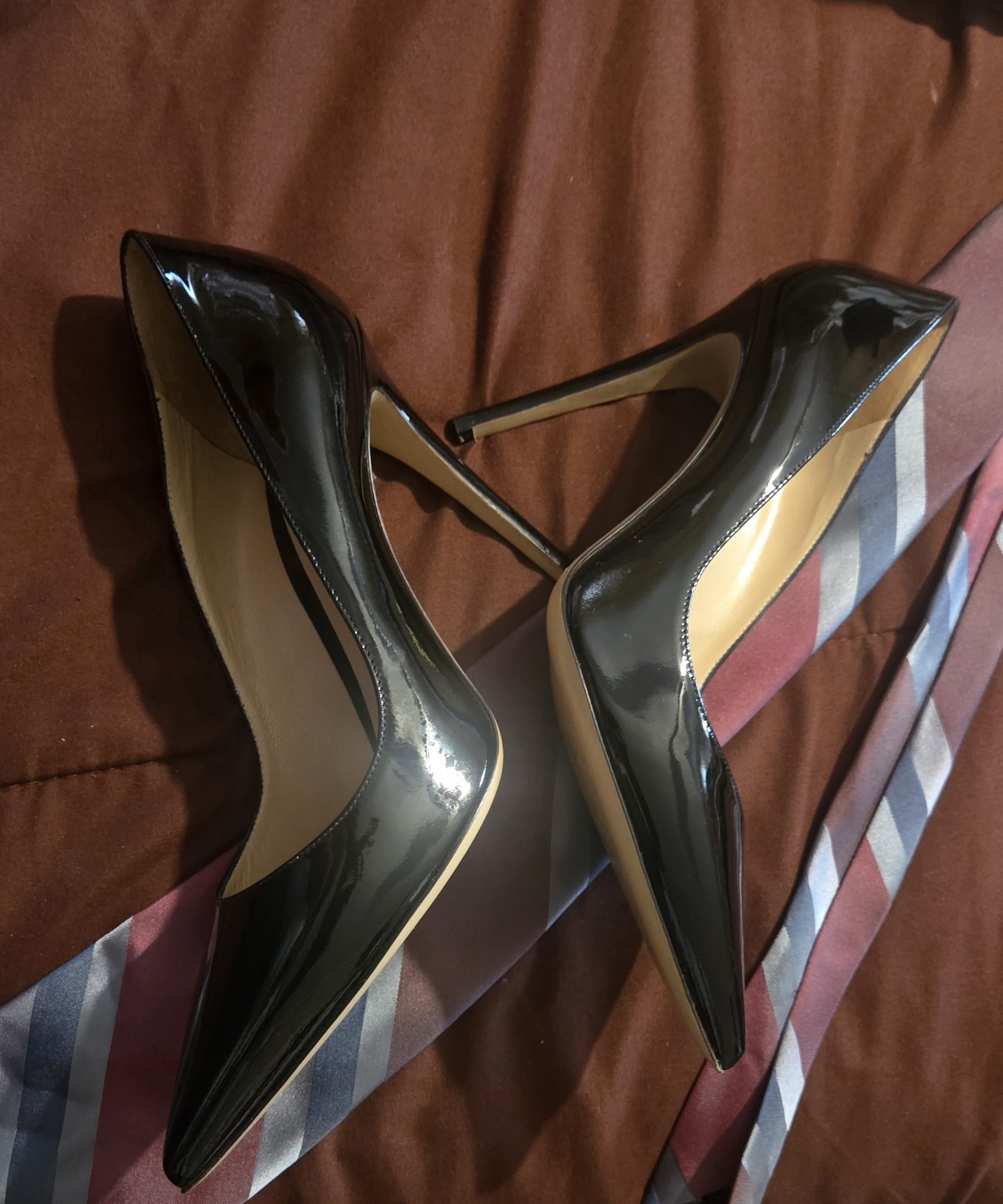 M. GEMI BLACK STILETTO, SIZE 39 (US 8.5) – See SIZE Chart