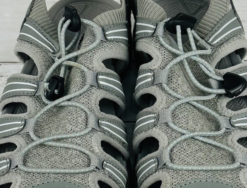 Magellan Outdoors Sandals Womens Size 8 Gray Adjustable Vented Closed Toe Hiking