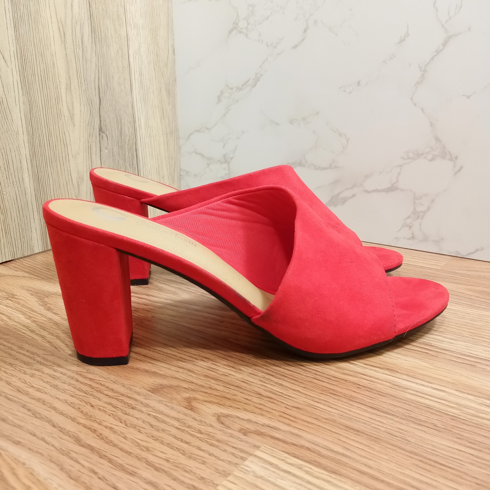 Journee Collection Women Sz 10 Allea Tru Comfort Foam D’Orsay Block Heel Sandals