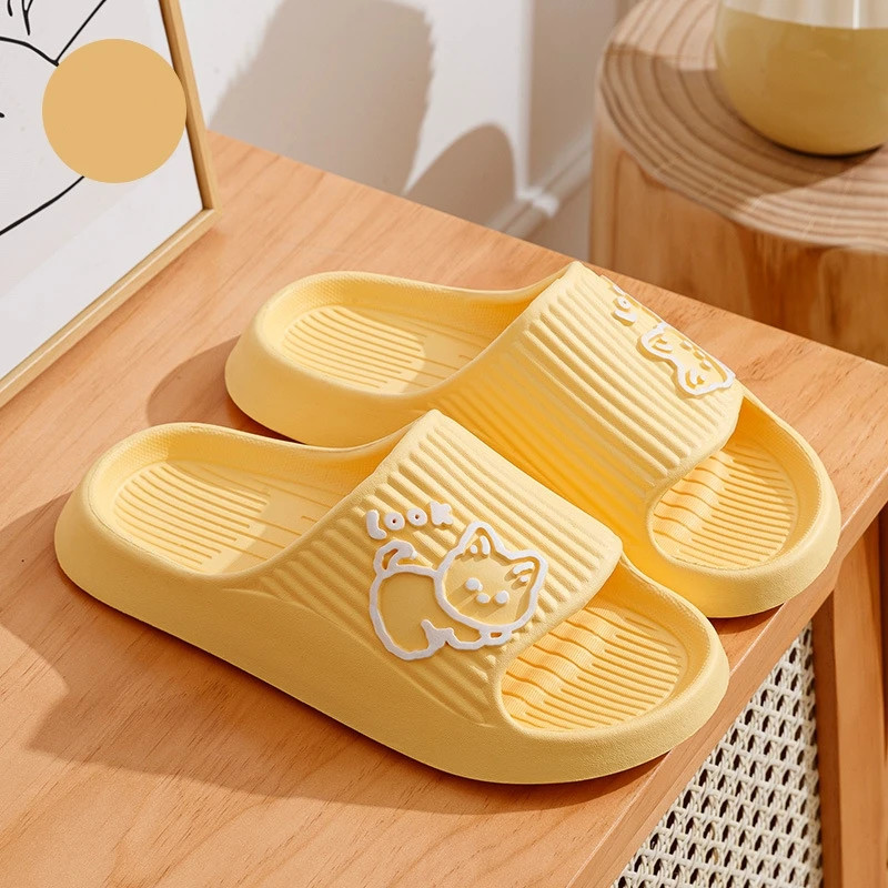 Summer Women’s Slippers Fashion Indoor Soft Sole Durable And Wear-resistant Cute