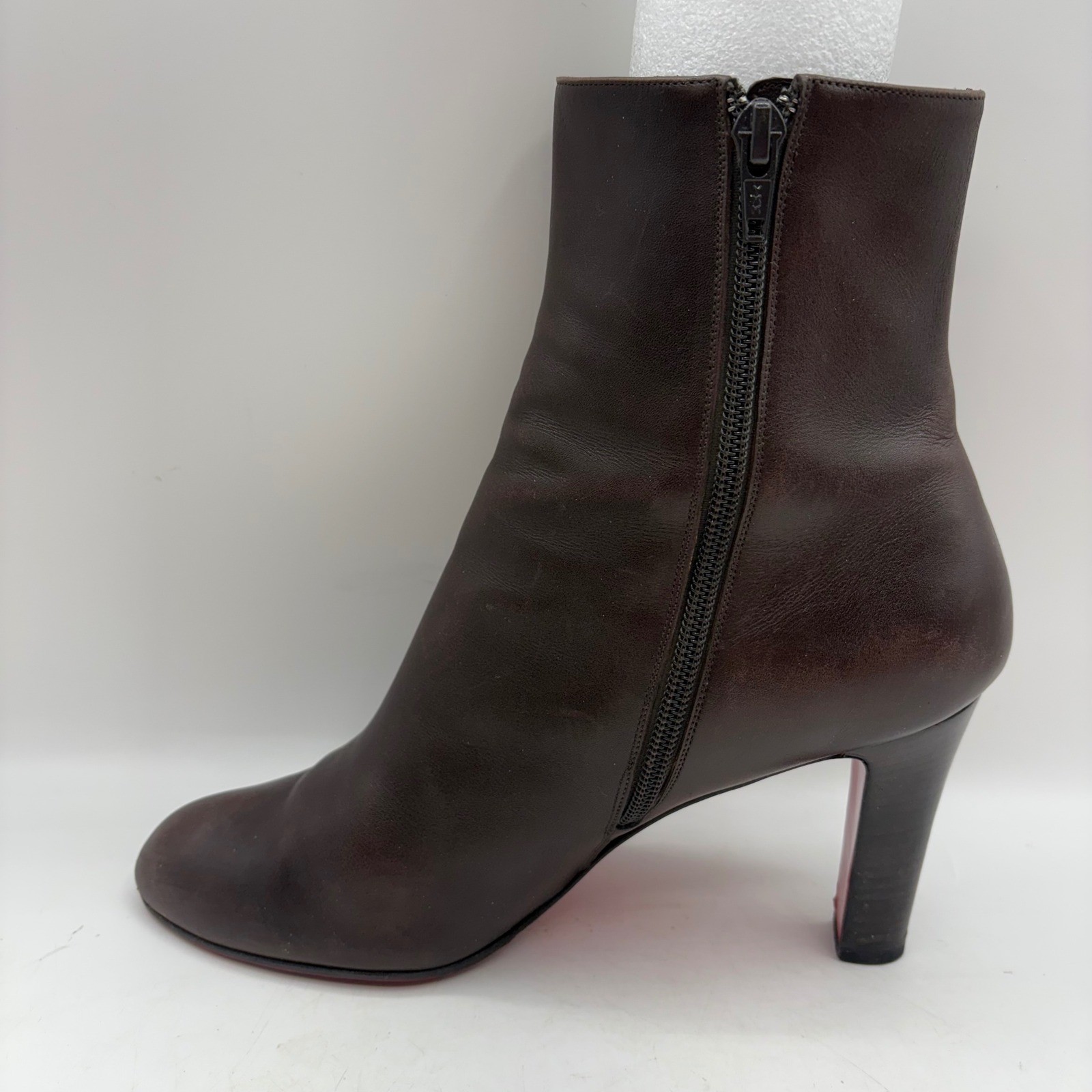 Christian Louboutin Calfskin Leather Adox Ankle Boots Womens Size 39 US 8.5-9