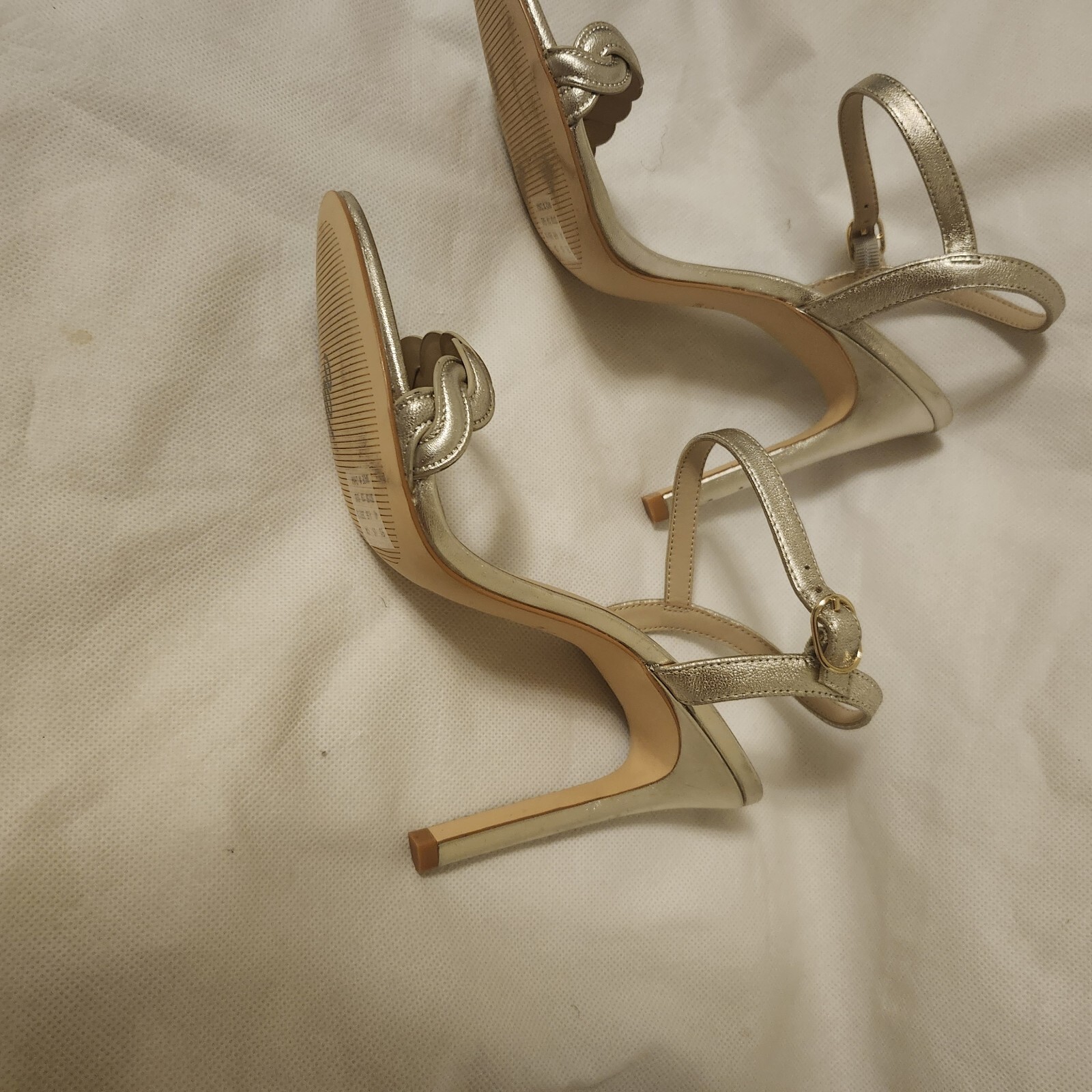 Stuart Weitzman Dancer Twistie 100 Leather Sandal Women’s Size 9B New
