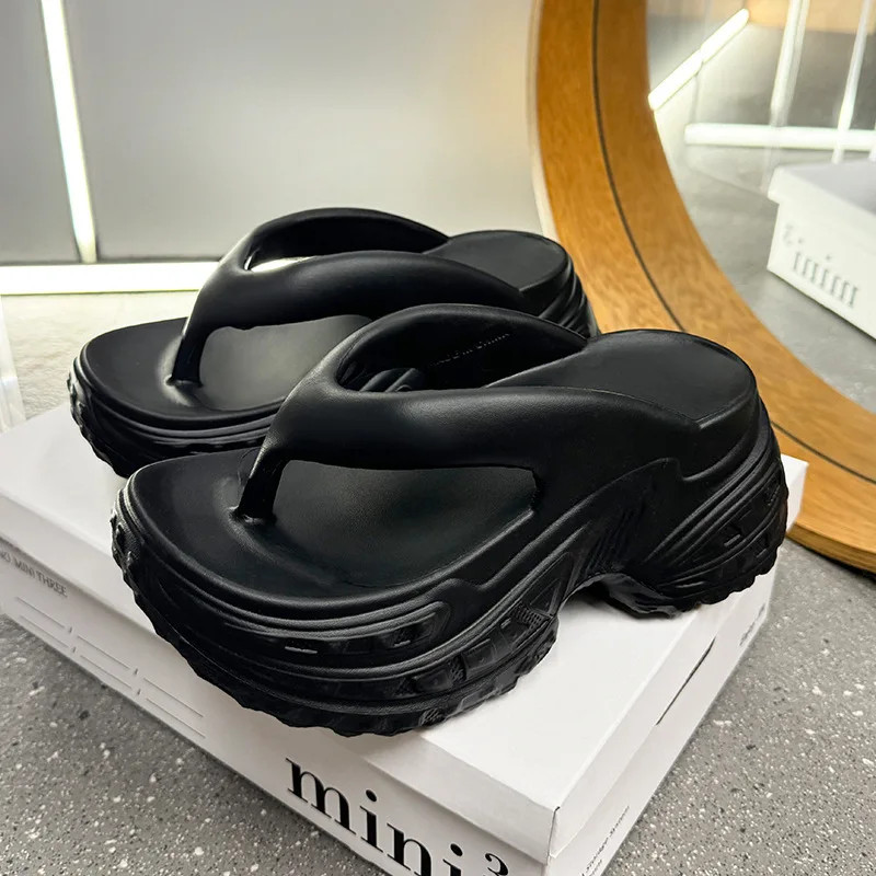 6cm Thick Bottom Fashionable and Versatile 2026 Summer Style Height-increasi