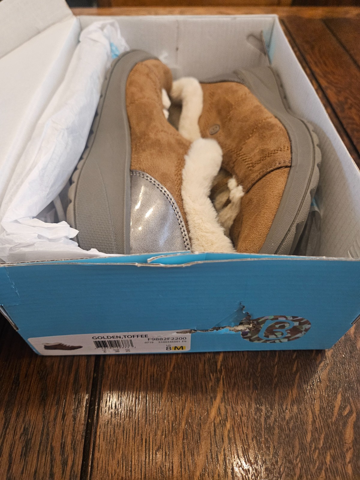 Womens BZEES GOLDEN TOFFEE SHOES US 8M