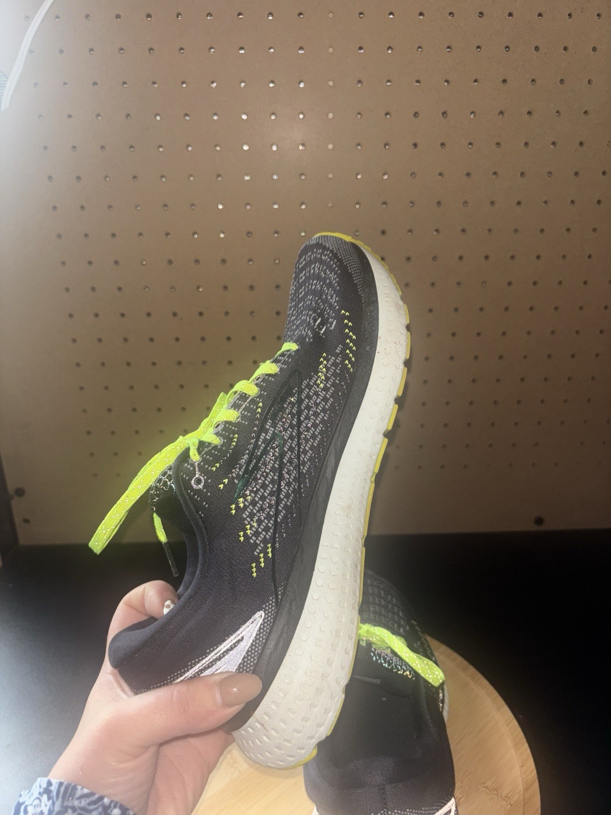 Brooks Glycerin Size 8.5 Women / GTS 19 Black/Metallic/yellow