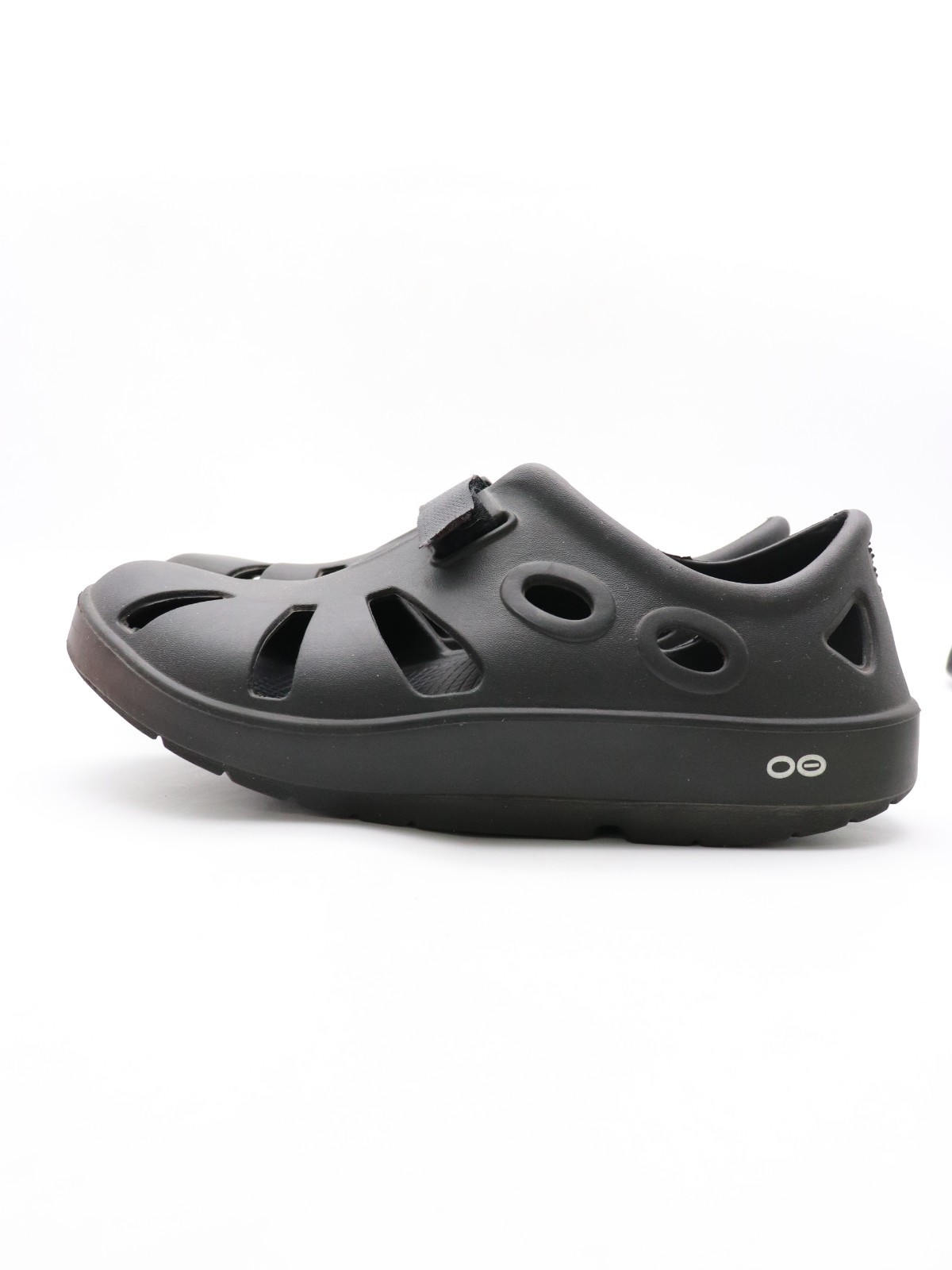 OOFOS OOcandoo Recovery Women’s 10 Men’s 8 Black Shoes Casual Sandals