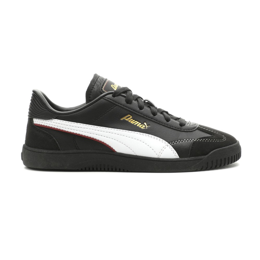PUMA Club 5V5 Script Lace Up Womens Black Sneakers Casual Shoes 40170801