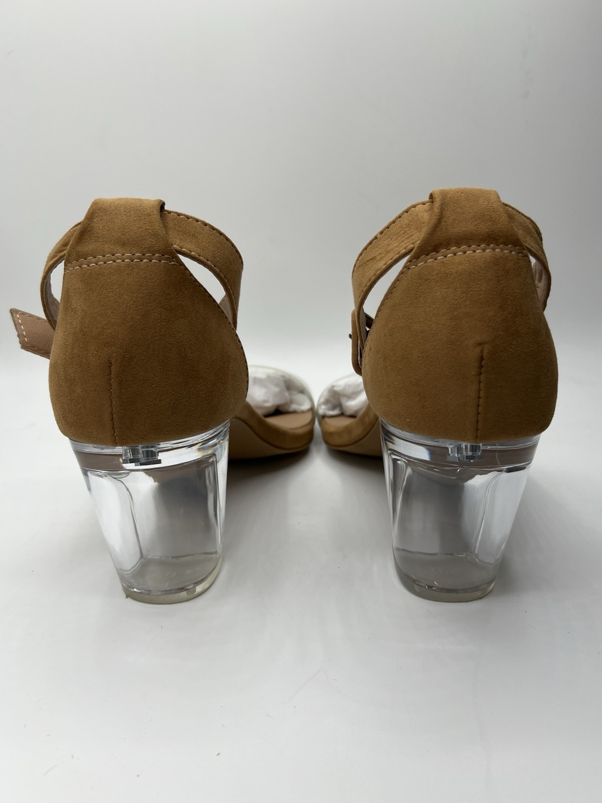 Torrid Womens Size 9.5WW Brown Heel Strap Sandals