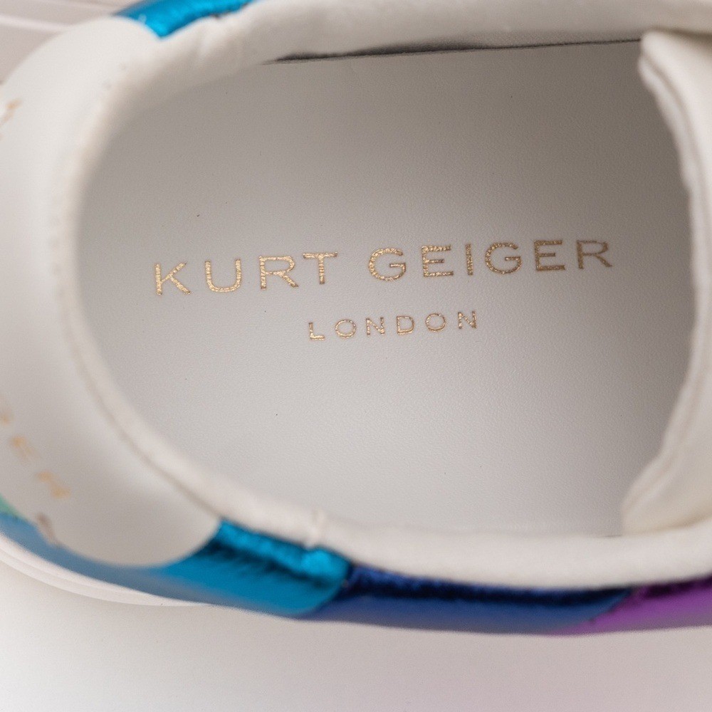 KURT GEIGER LONDON | New! Women’s Lane Stripe Low-Top Sneakers