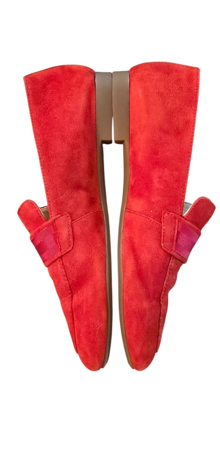 Paul Green Women’s Red Suede Loafers Size 5.5