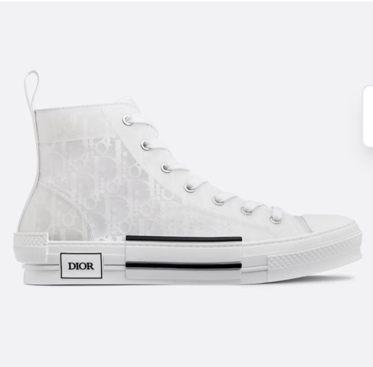 DIOR B23 High Top Sneakers White