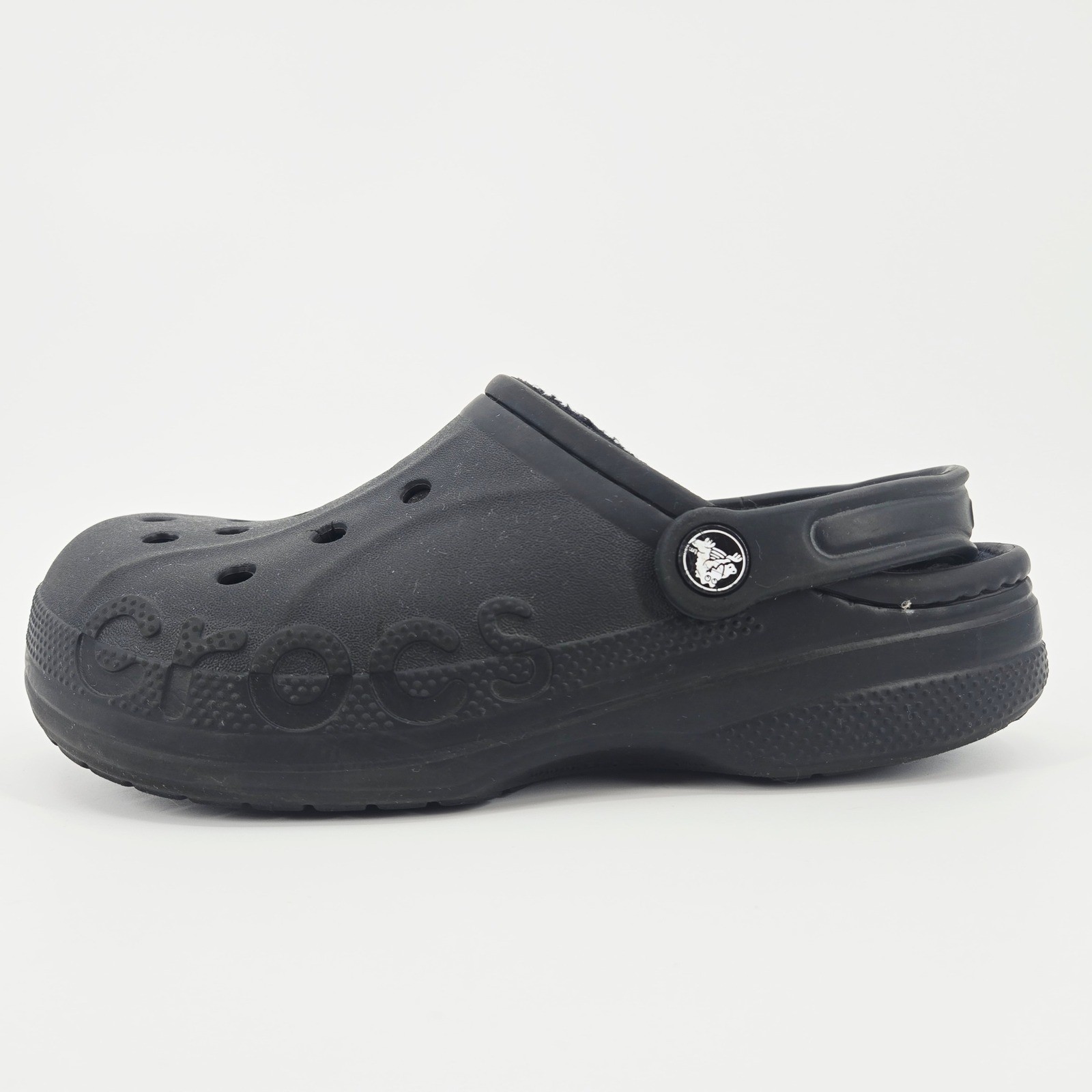 Crocs Baya Lined Clog Black Fleece Women 8 Men 6 Gorpcore Comfy Slippers Unisex