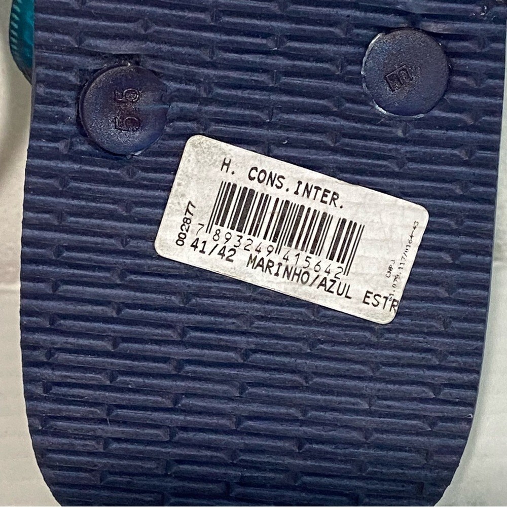 havaianas Conservation International Flip Flop Sandals Marinho/Azul Beach Vacay