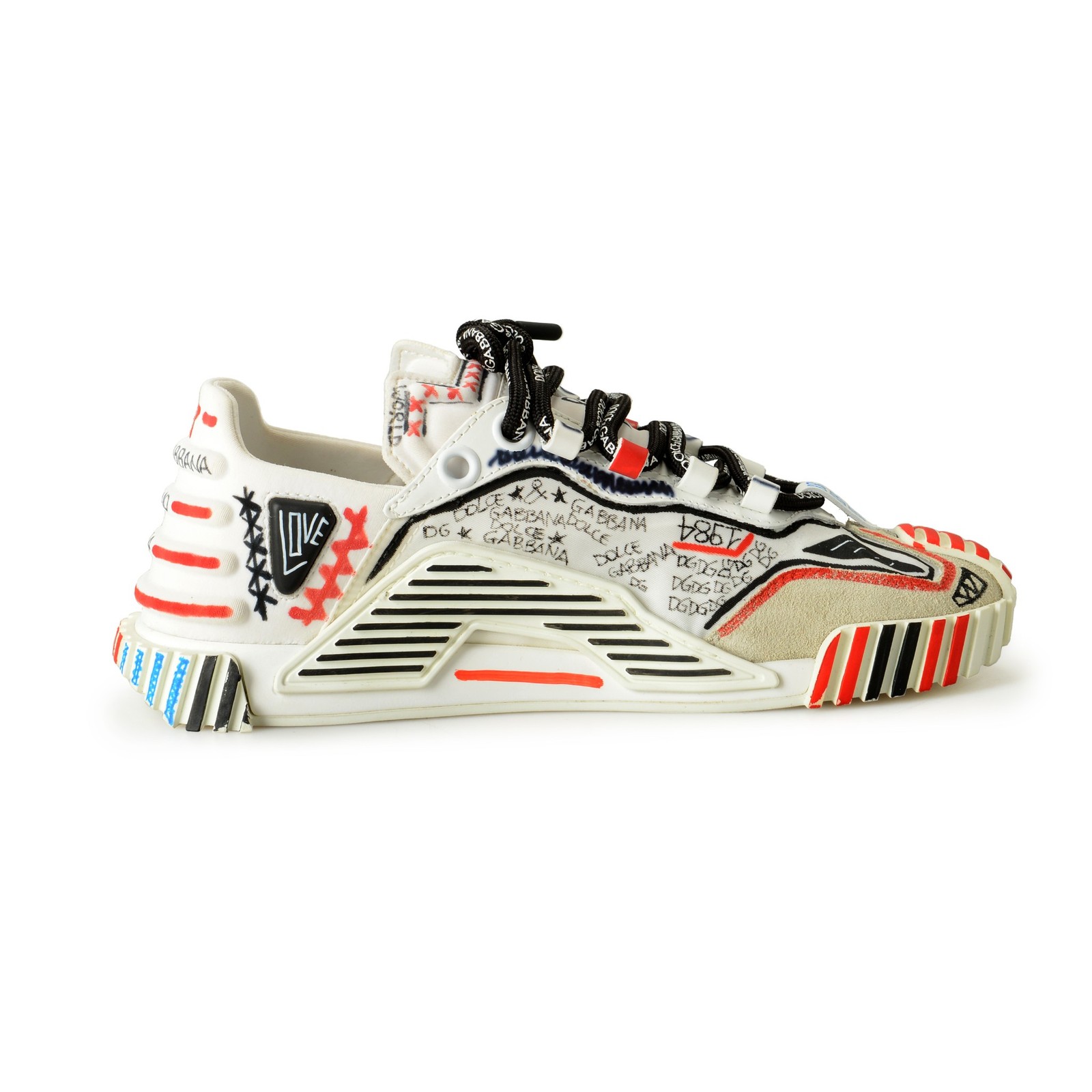 Dolce & Gabbana Women’s «Milano» Low Top Leather Sneakers Shoes US 6 IT 36