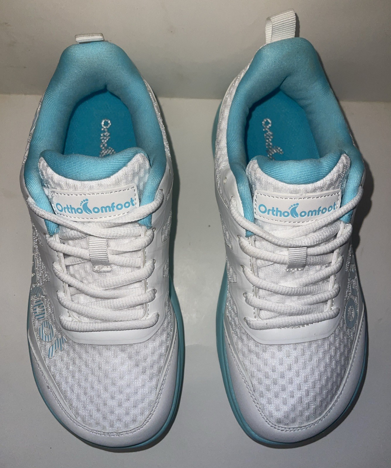 ORTHO COMFOOT Comfort Women Size 7 Wide Diabetic Plantar Fasciitis Walking Shoes