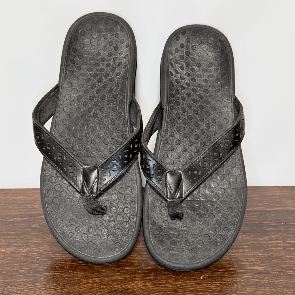 Vionic tide 2.0 Womens black sandal size 8.5-9 – 10” sole