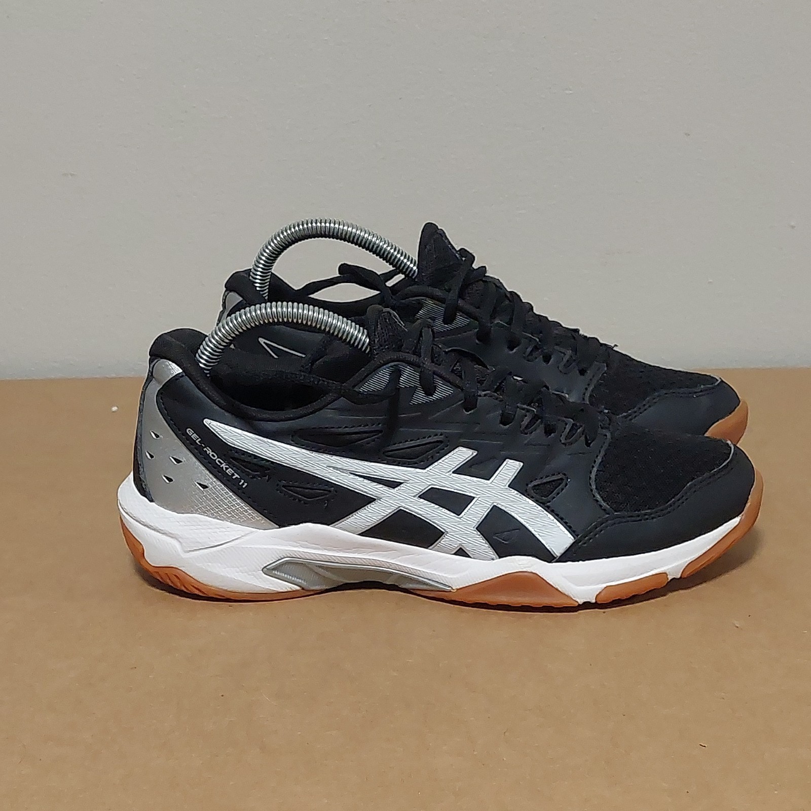 Asics Gel-Rocket 11 1072A093 Women’s Black Indoor Sport Shoes SIZE 8.5