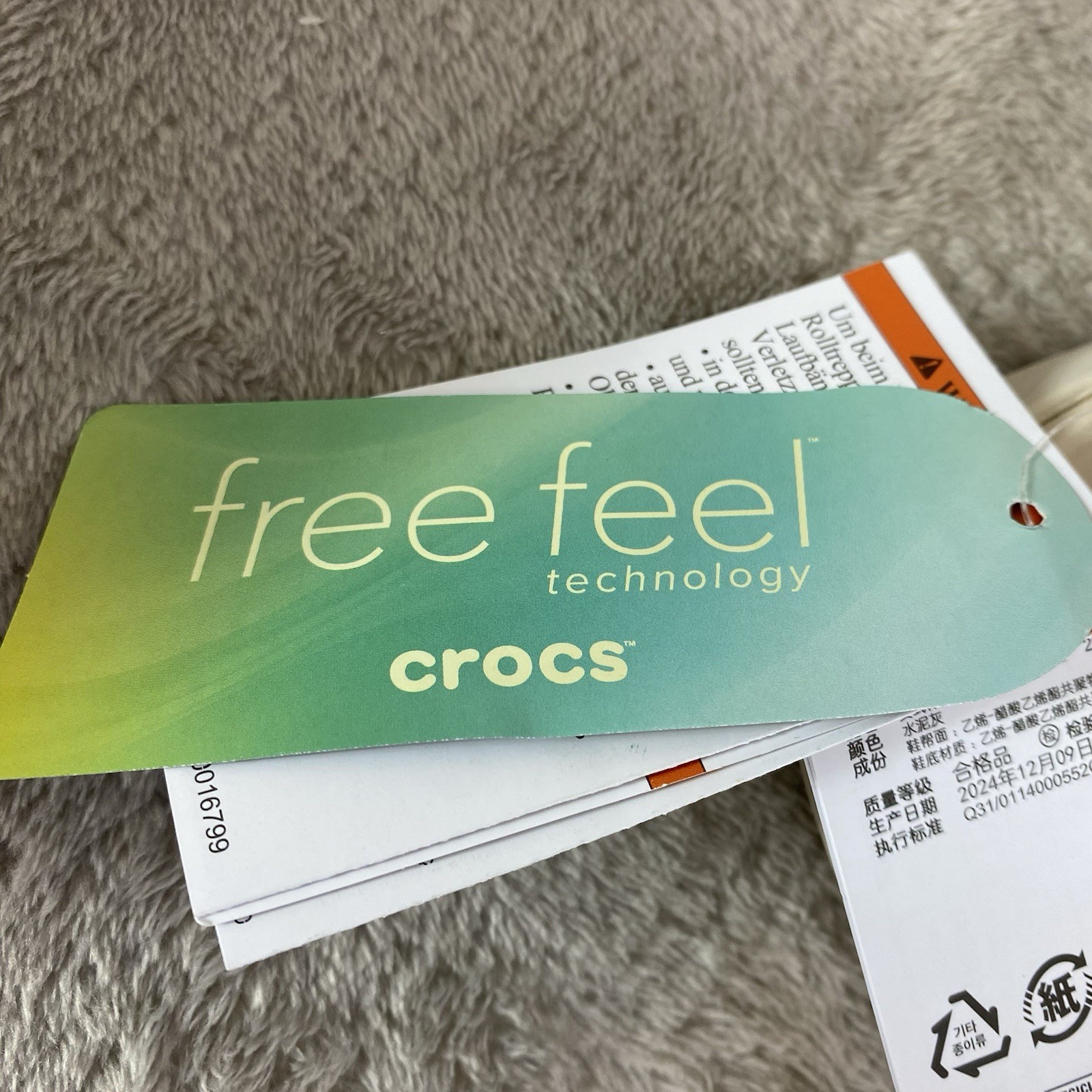 Crocs Getaway Slide Strappy Sandals Womens Size 10 Stucco Off White Platform NEW
