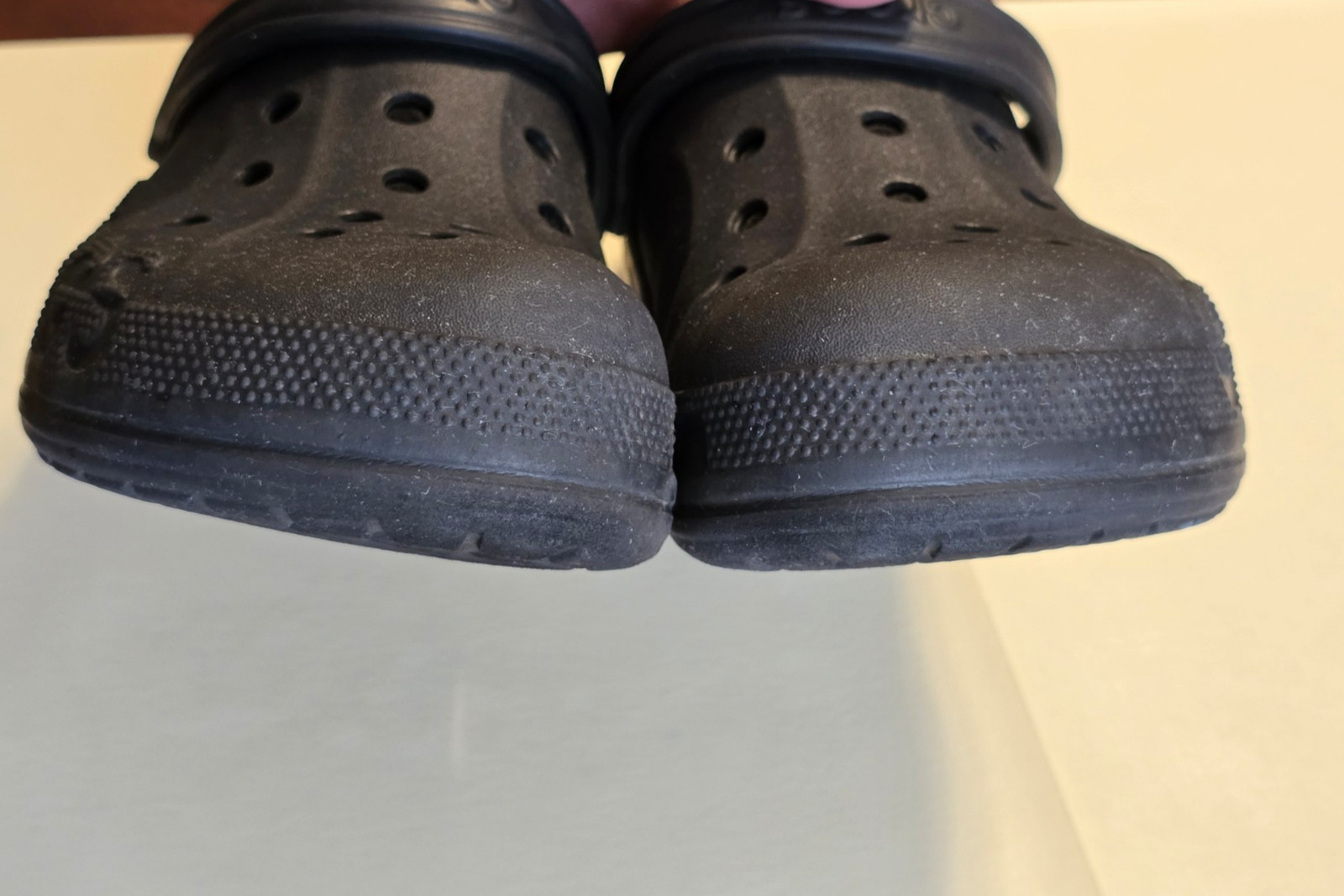 Crocs Baya Black Lined Clogs Slip on Unisex Size M10/W12