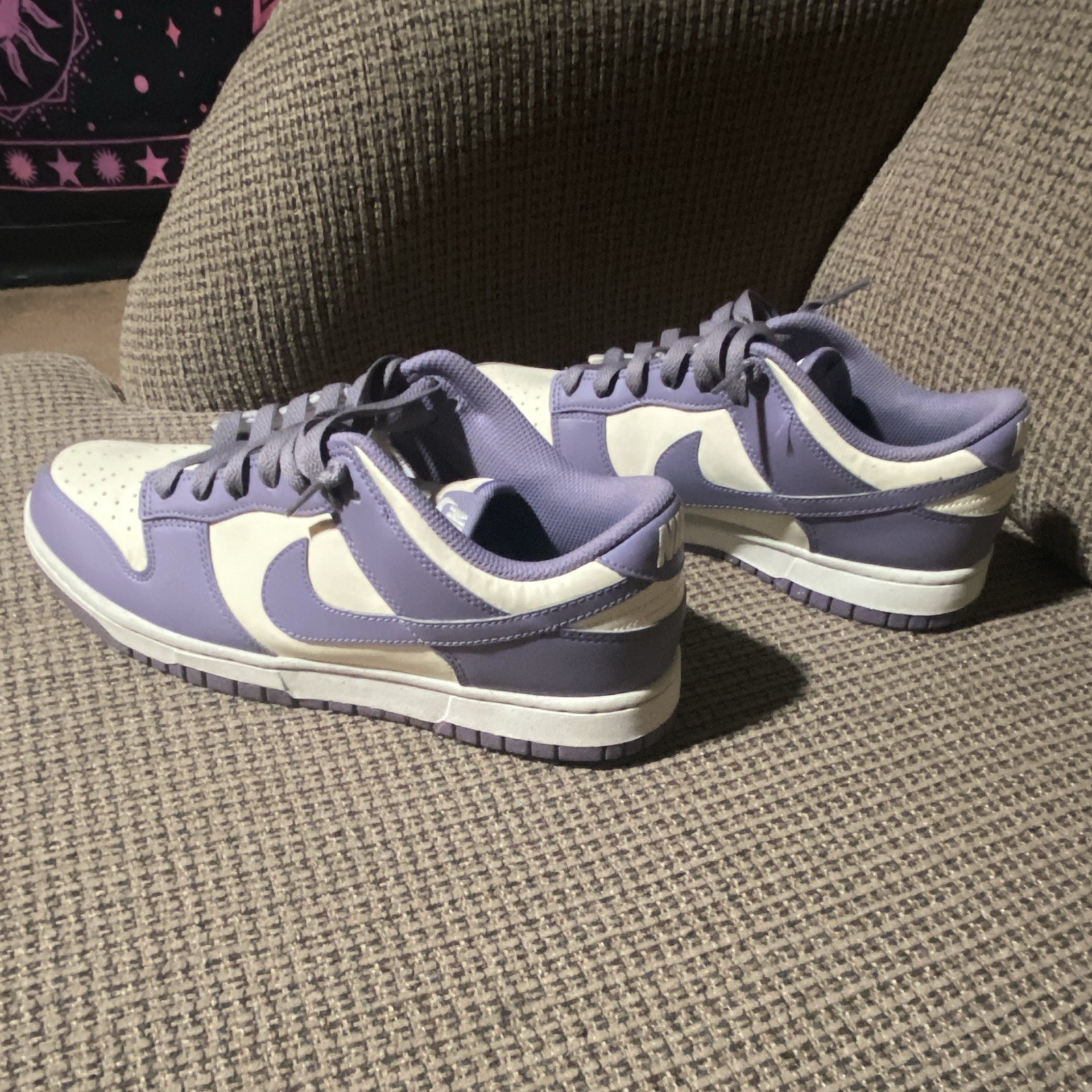 Nike Dunk Next Nature Low Top Sneakers Shoes Lavender Purple White W 9.5